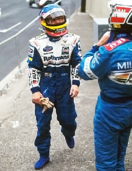 Jacques Villeneuve F1 1997 Race Williams Renault Boots