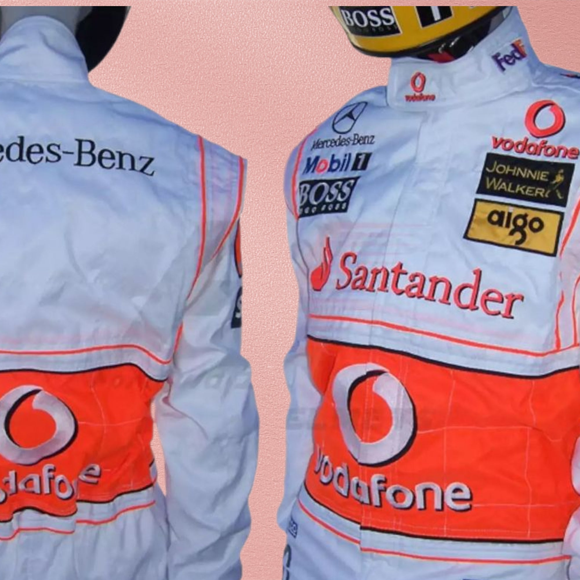 2007 Fernando Alonso McLaren F1 Embroidered Racing Suit
