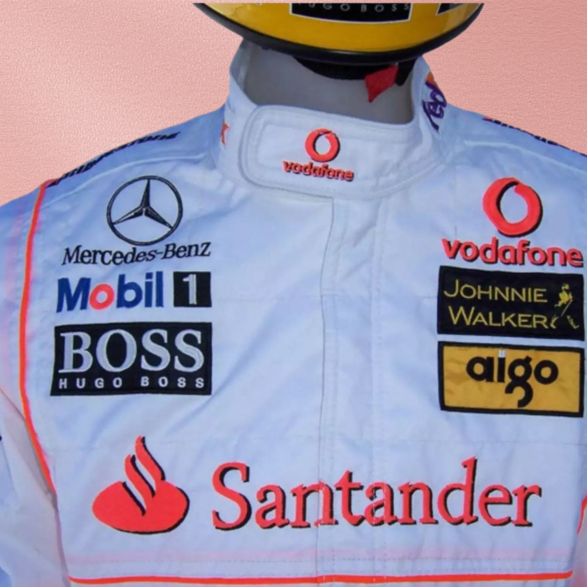 2007 Fernando Alonso McLaren F1 Embroidered Racing Suit