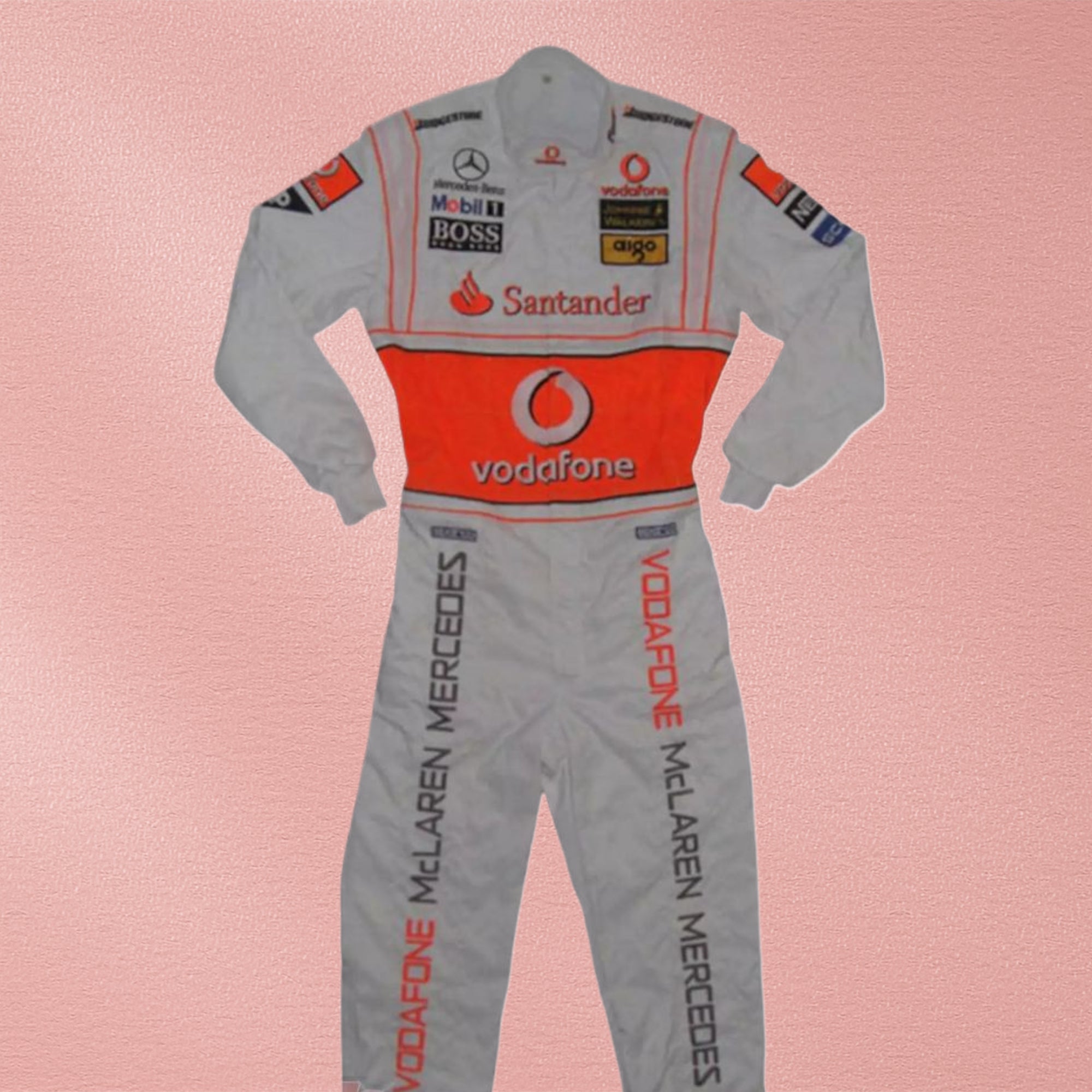 2007 Fernando Alonso McLaren F1 Embroidered Racing Suit