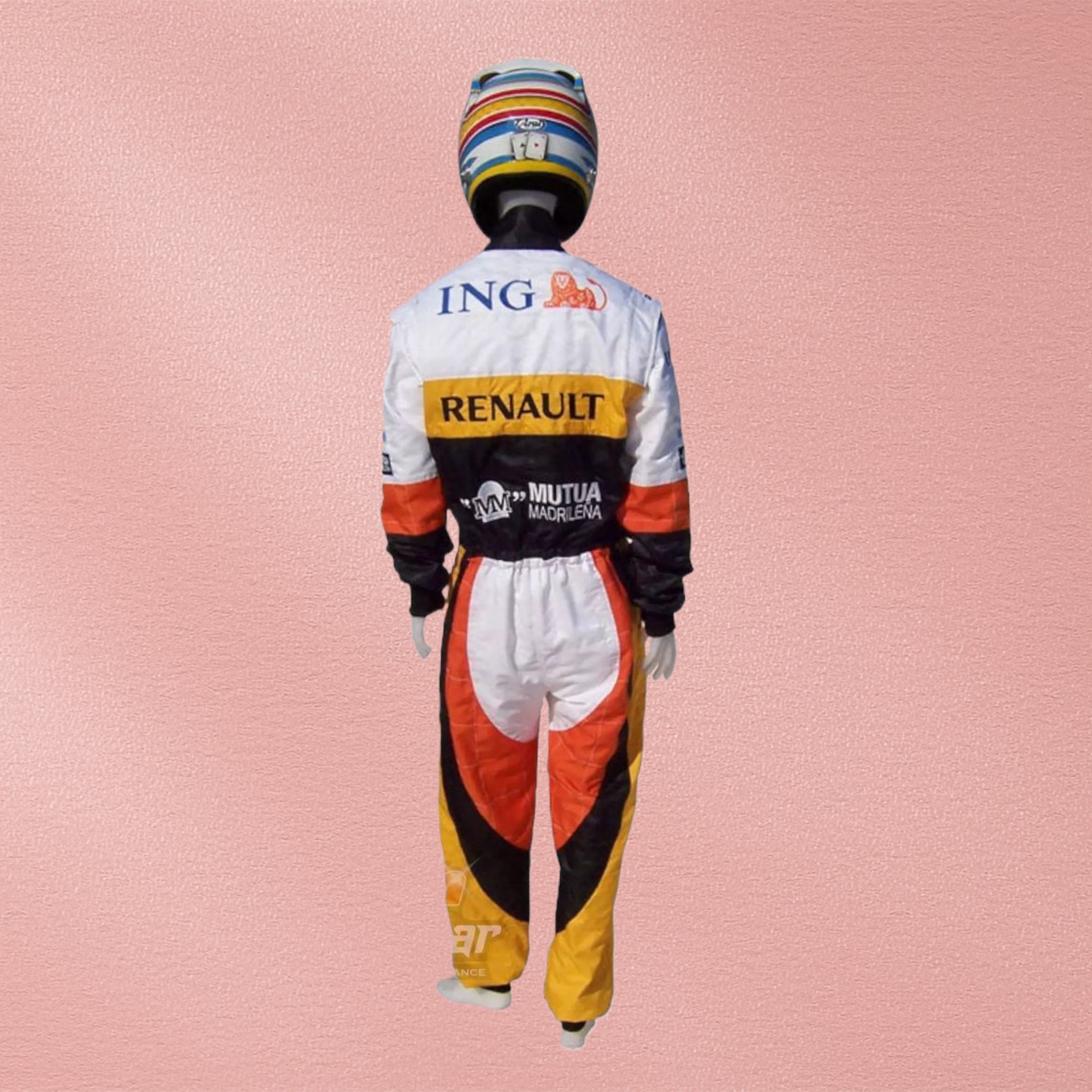 2008 Fernando Alonso Renault F1 Embroidered Racing Suit