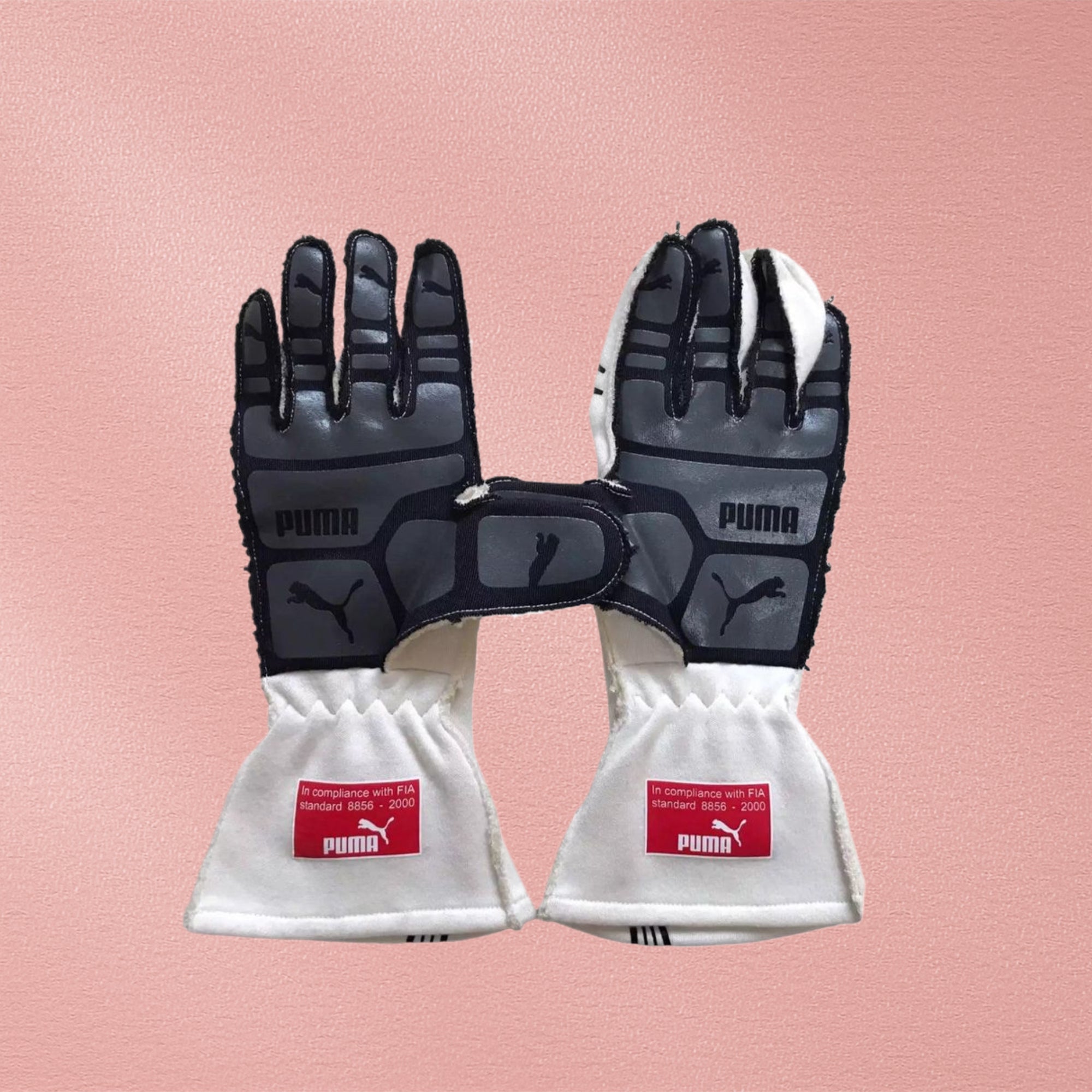 2009 Fernando Alonso ING Renault F1 Puma Gloves