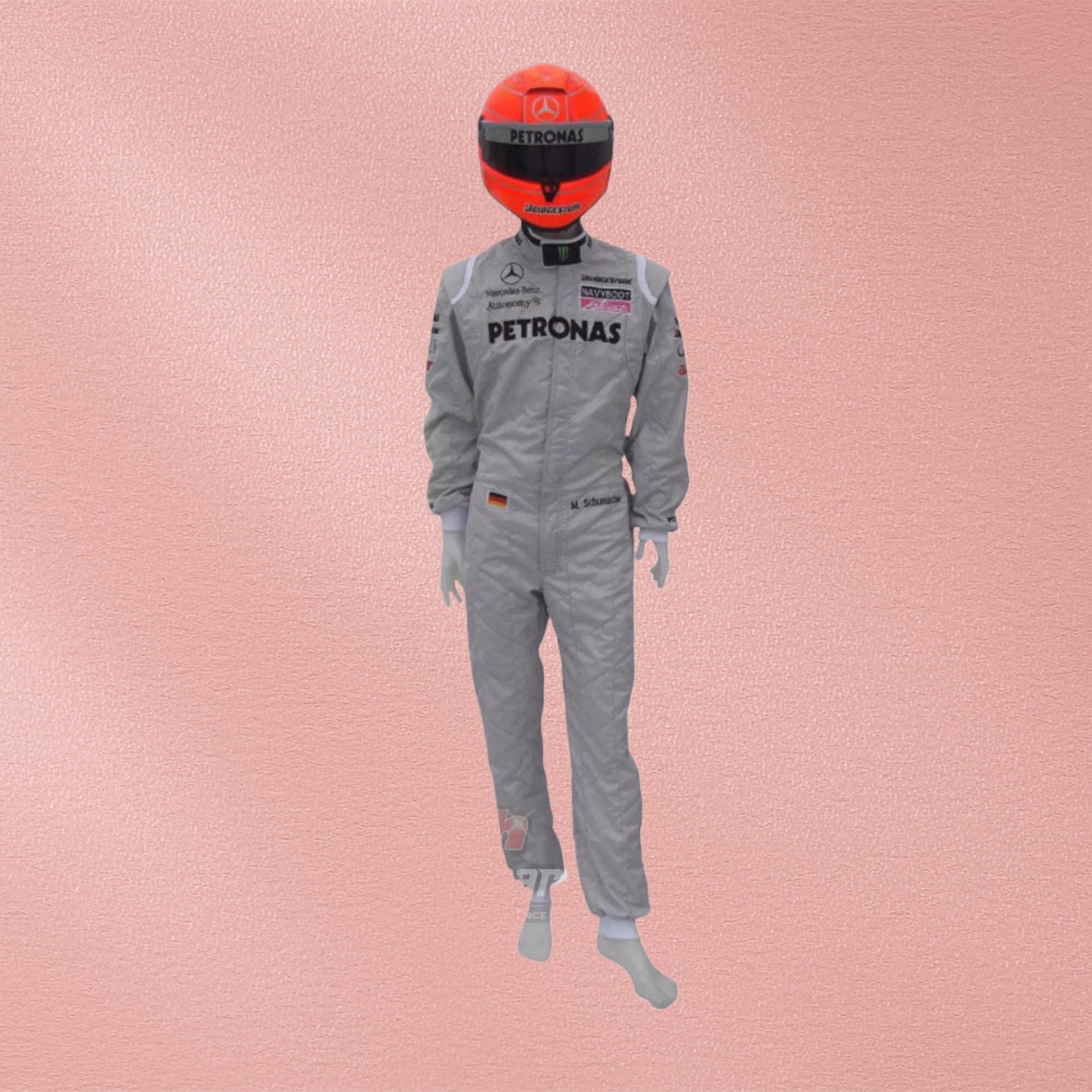 2010 Michael Schumacher Mercedes Benz F1 Embroiderd Race Suit
