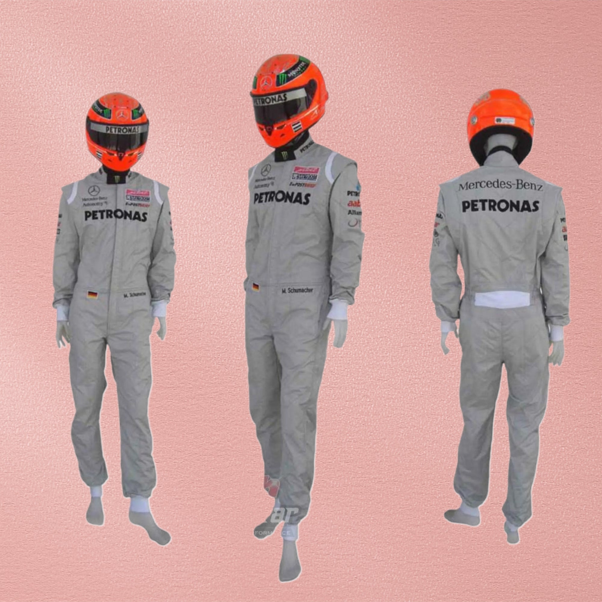 2011 Michael Schumacher Mercedes Benz F1 Embroidered Race Suit