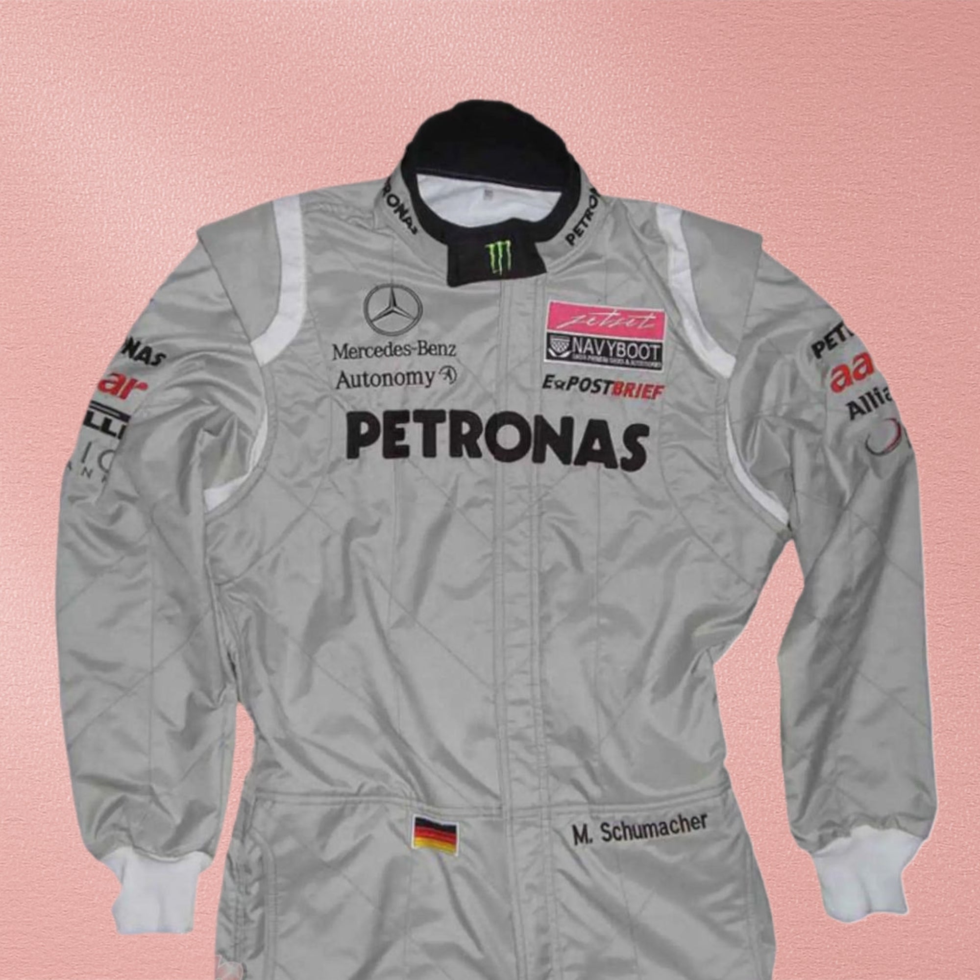 2011 Michael Schumacher Mercedes Benz F1 Embroidered Race Suit