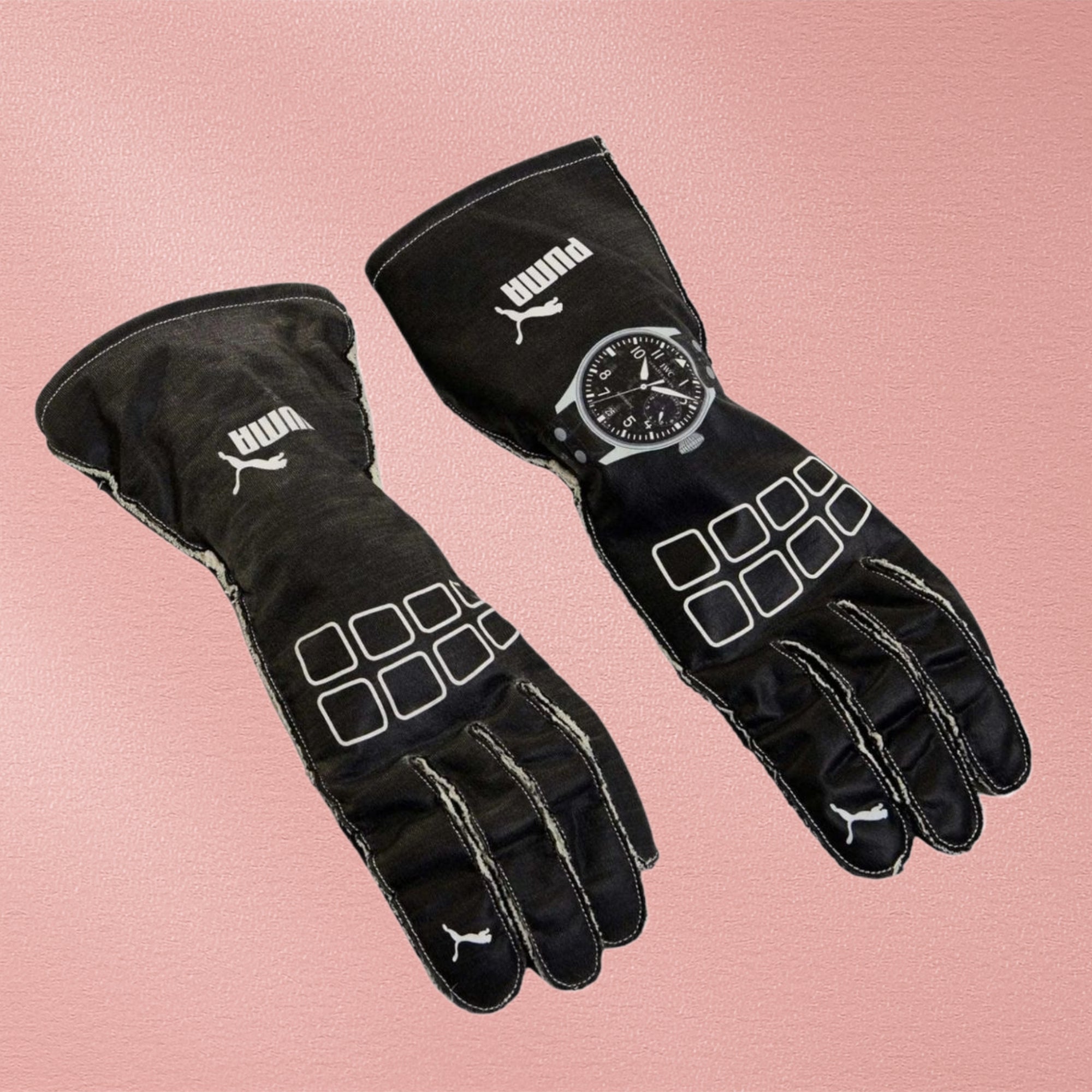 2013 Lewis Hamilton Mercedes AMG Petronas F1 Race Gloves