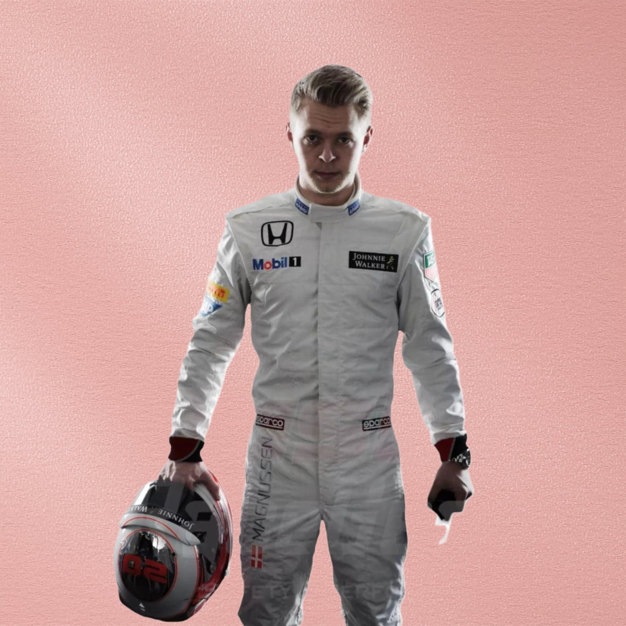 2015 Kevin Magnussen Mclaren F1 Race Suit Australian Grand Prix