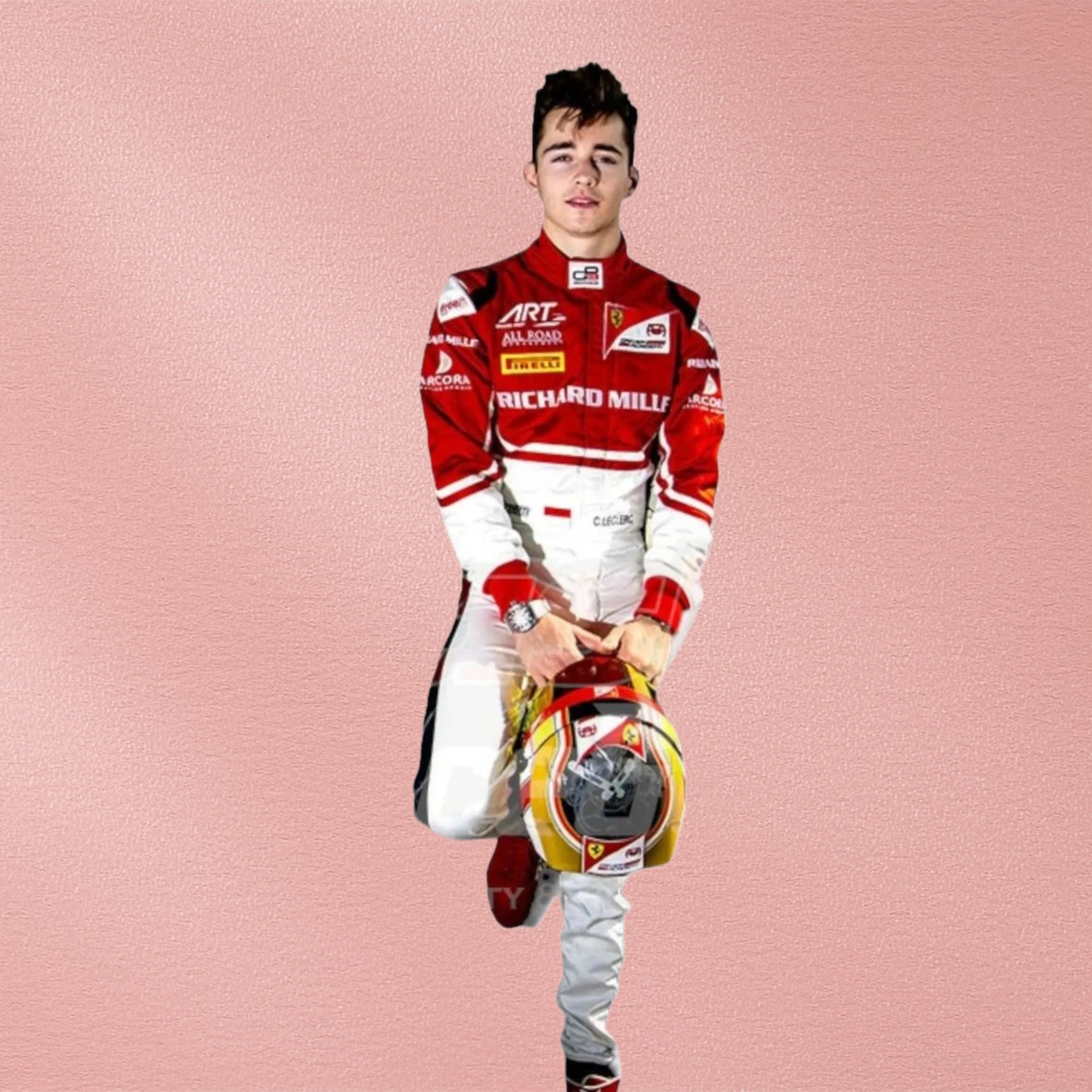 2016 Charles Leclerc Ferrari F1 Race Suit