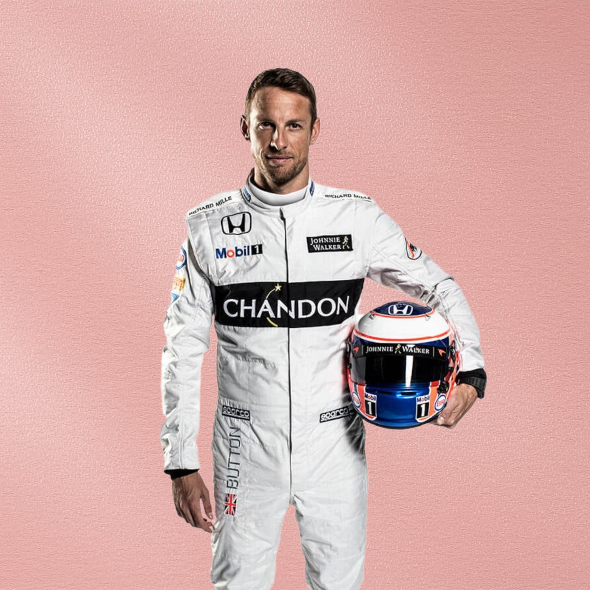 2016 Fernando Alonso McLaren F1 Team Race Suit