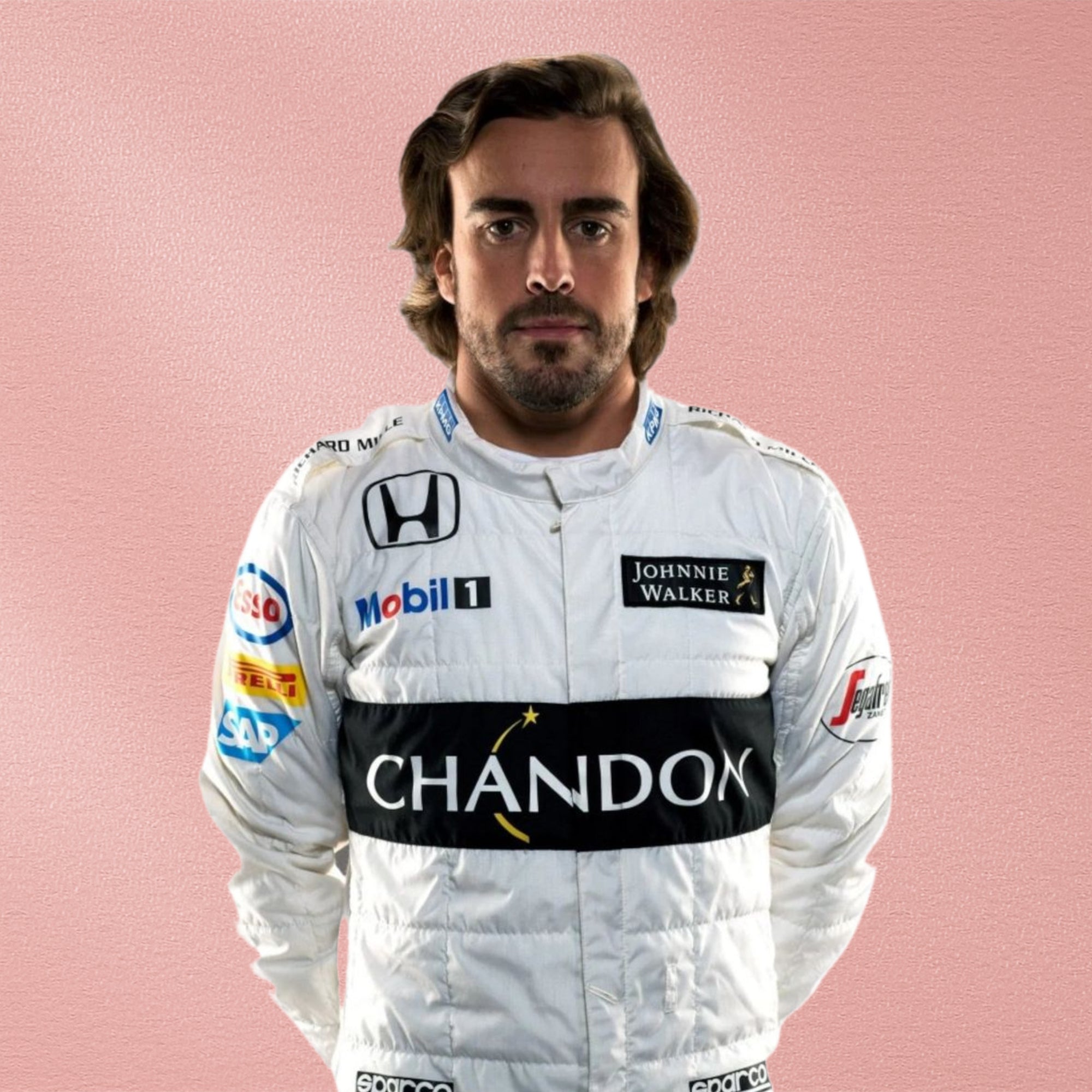 2016 Fernando Alonso McLaren F1 Team Race Suit