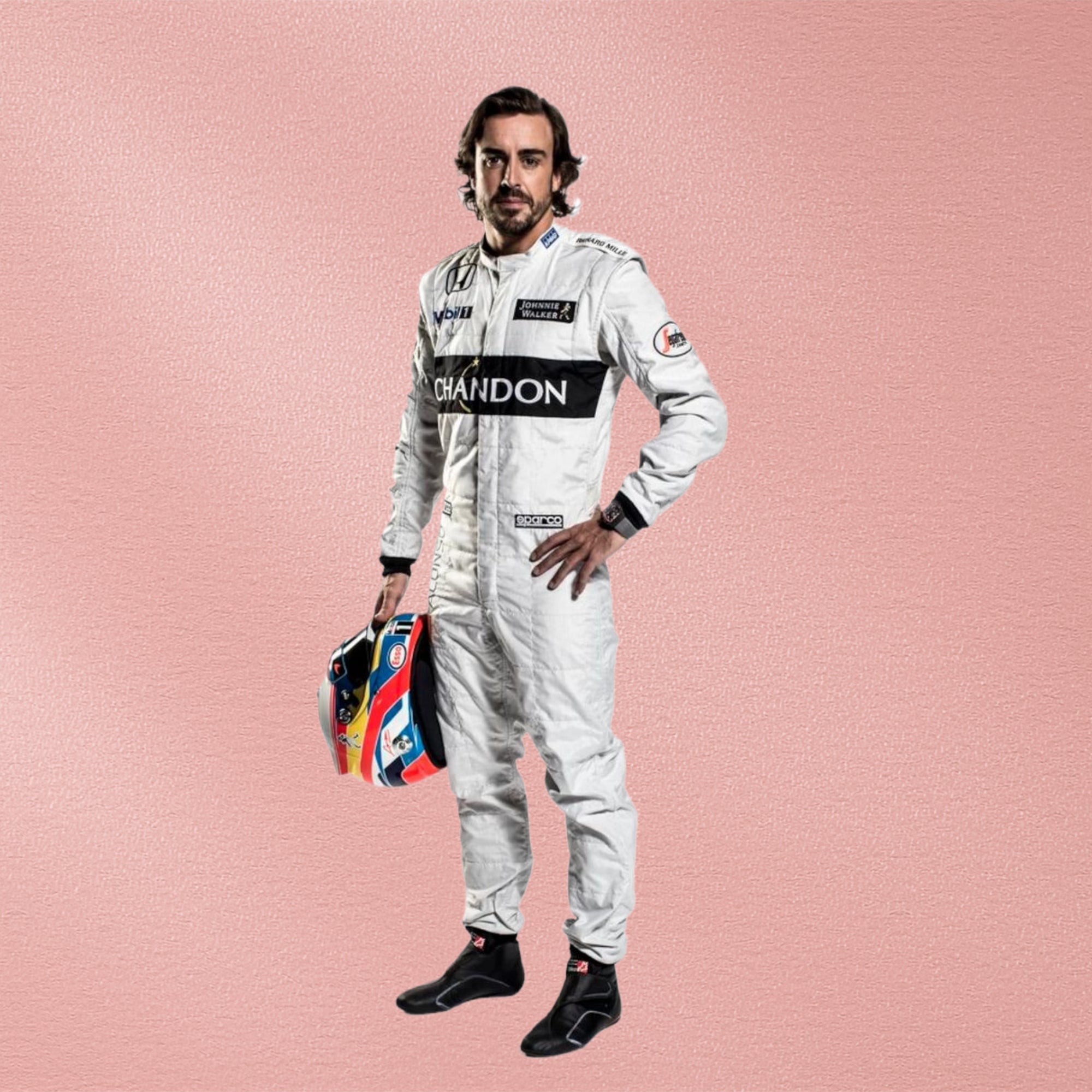2016 Fernando Alonso McLaren F1 Team Race Suit