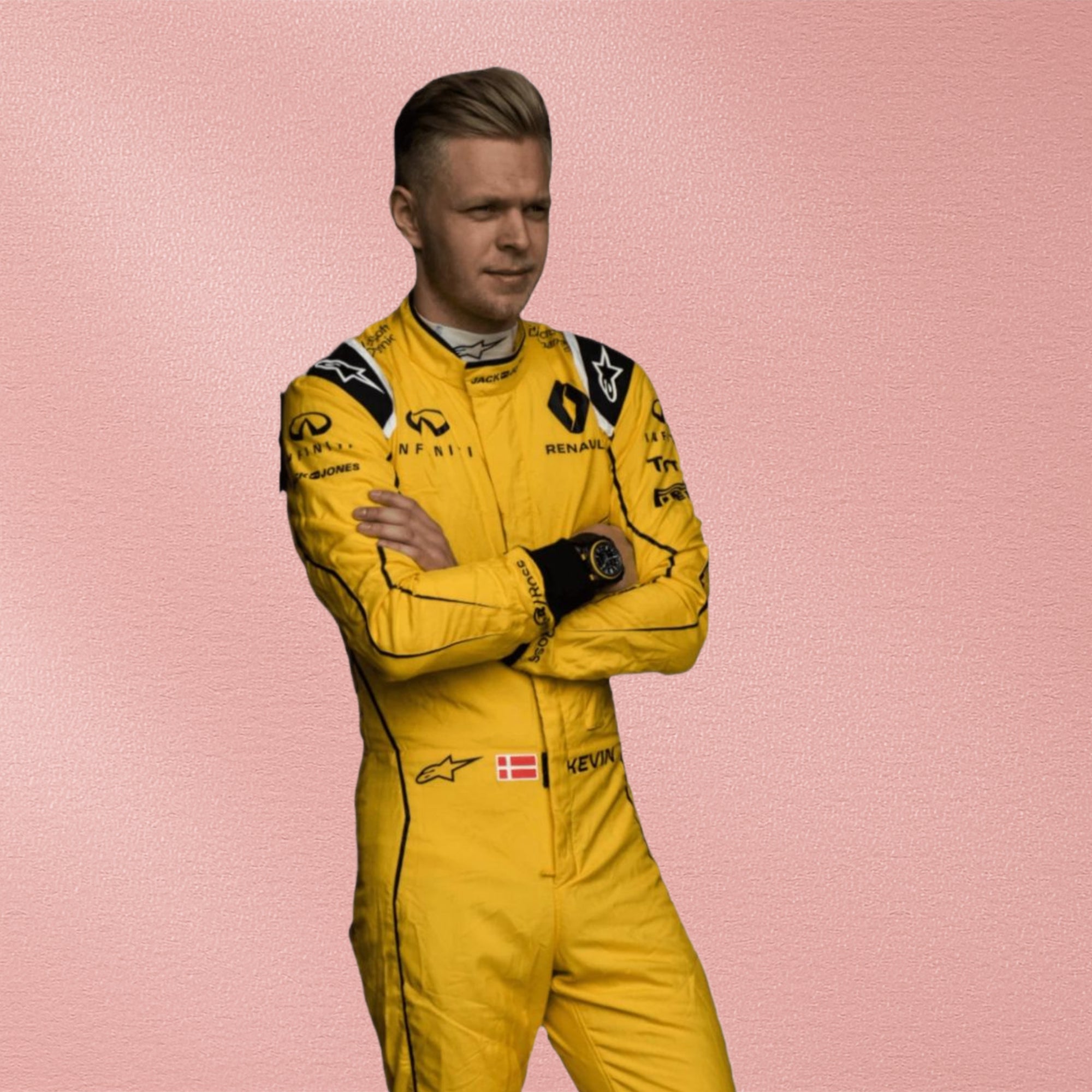 2016 Kevin Magnussen Renault Race Suit Australian GP