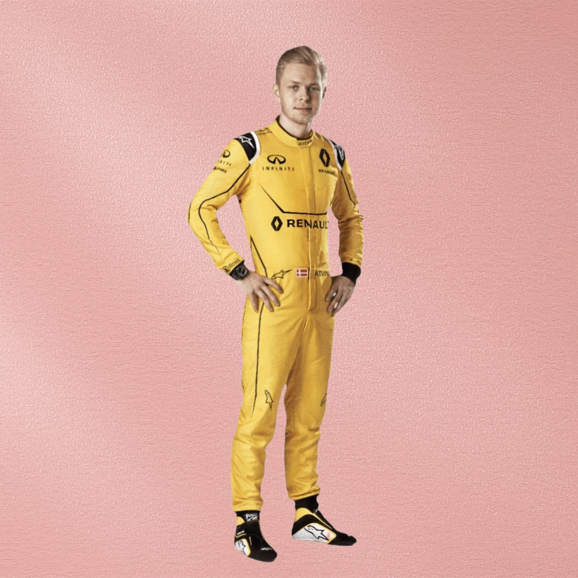 2016 Kevin Magnussen Renault Race Suit Australian GP