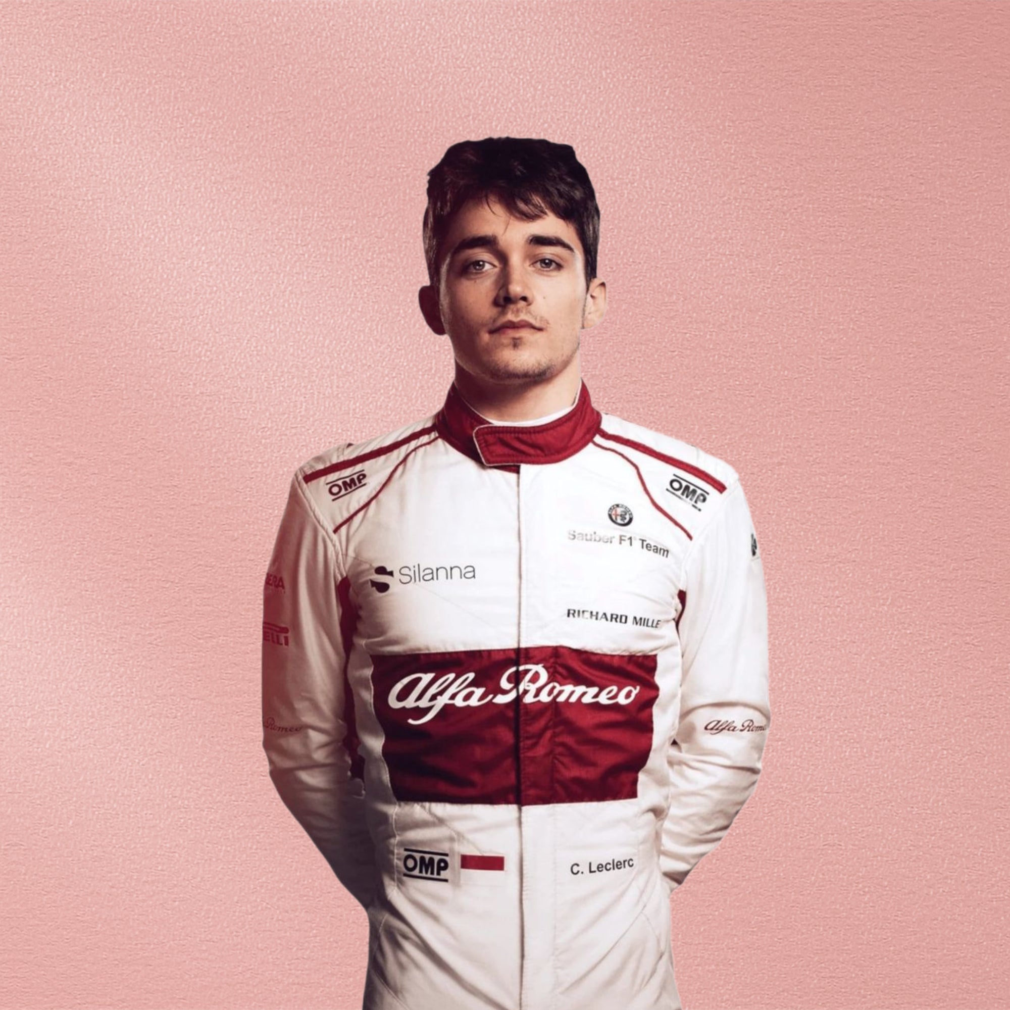 2018 Charles Leclerc Alfa Romeo Sauber F1 Suit