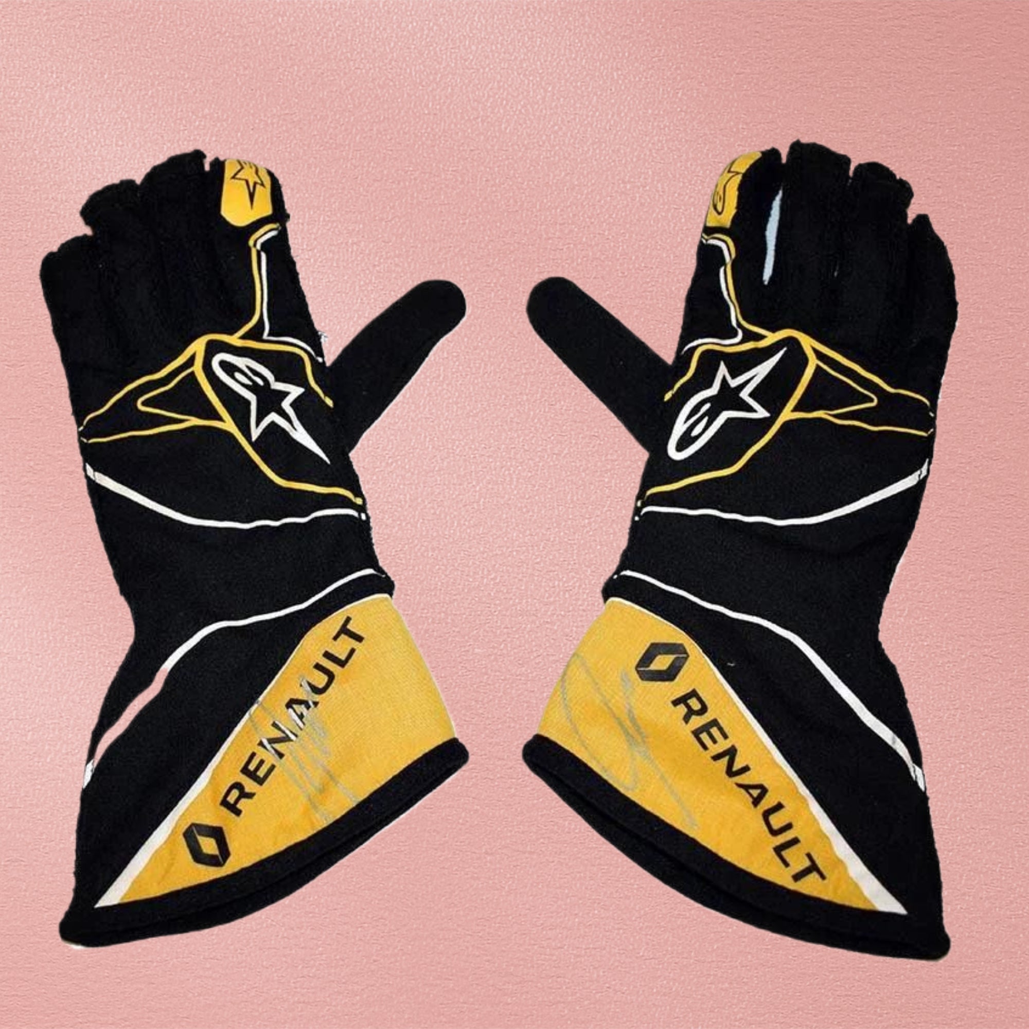 2018 Nico Hulkenberg Renault Formula 1 Race Gloves
