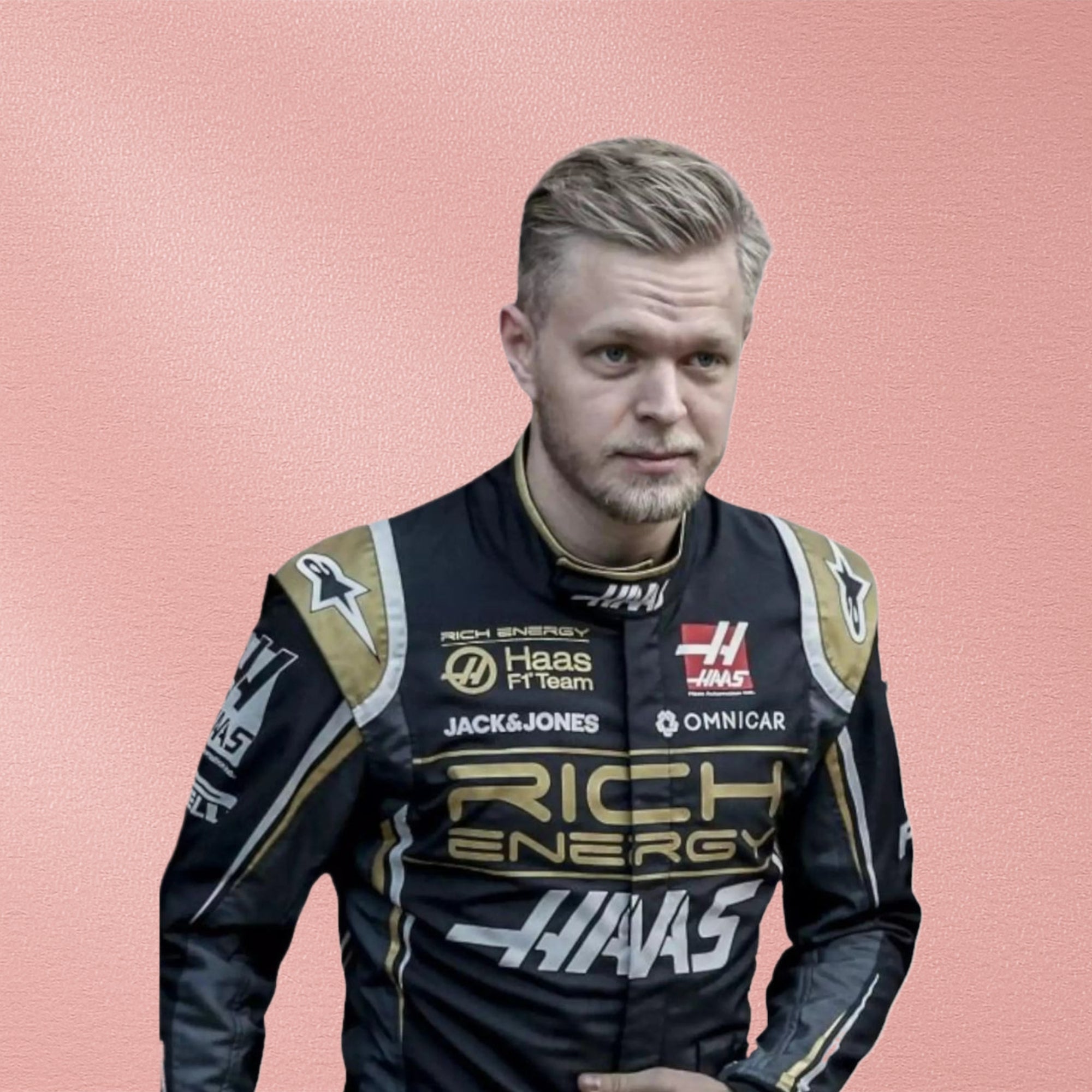2019 Kevin Magnussen Haas F1 Race Suit