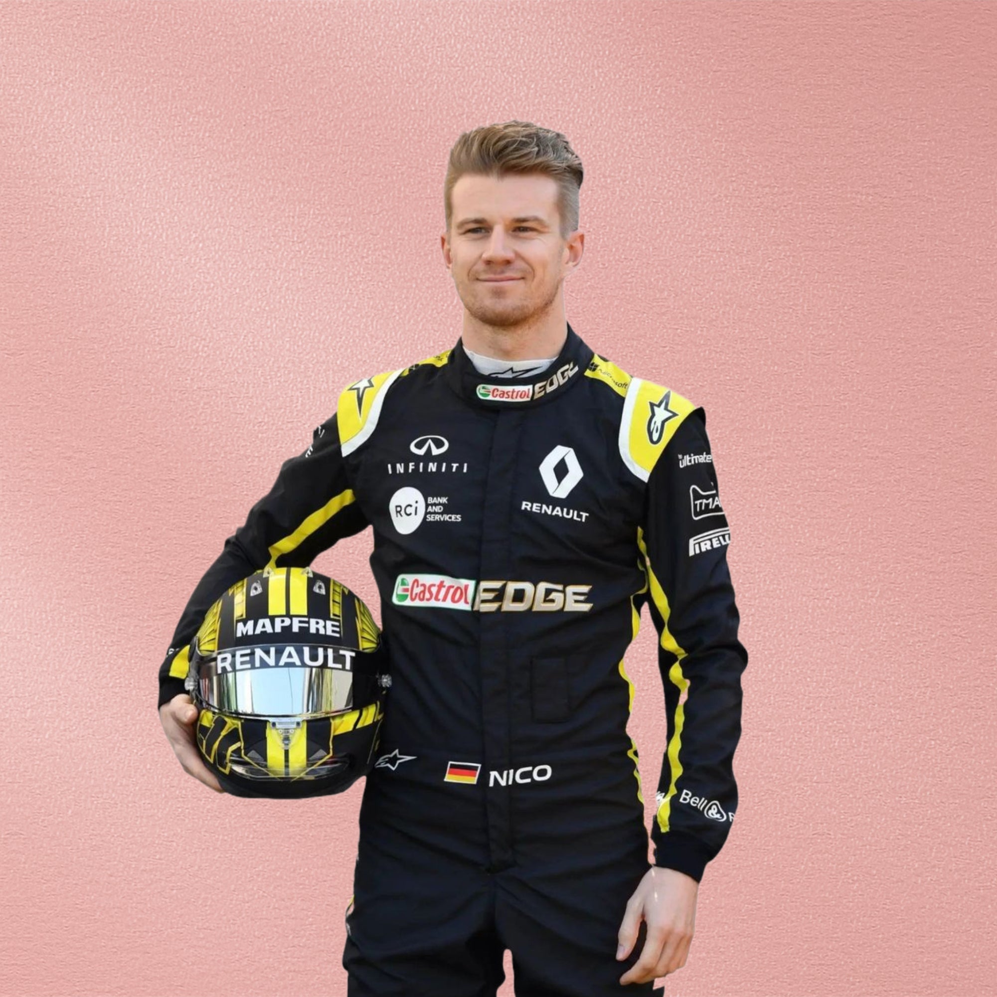 2019 Nico Hulkenberg Renault F1 Team Race Suit