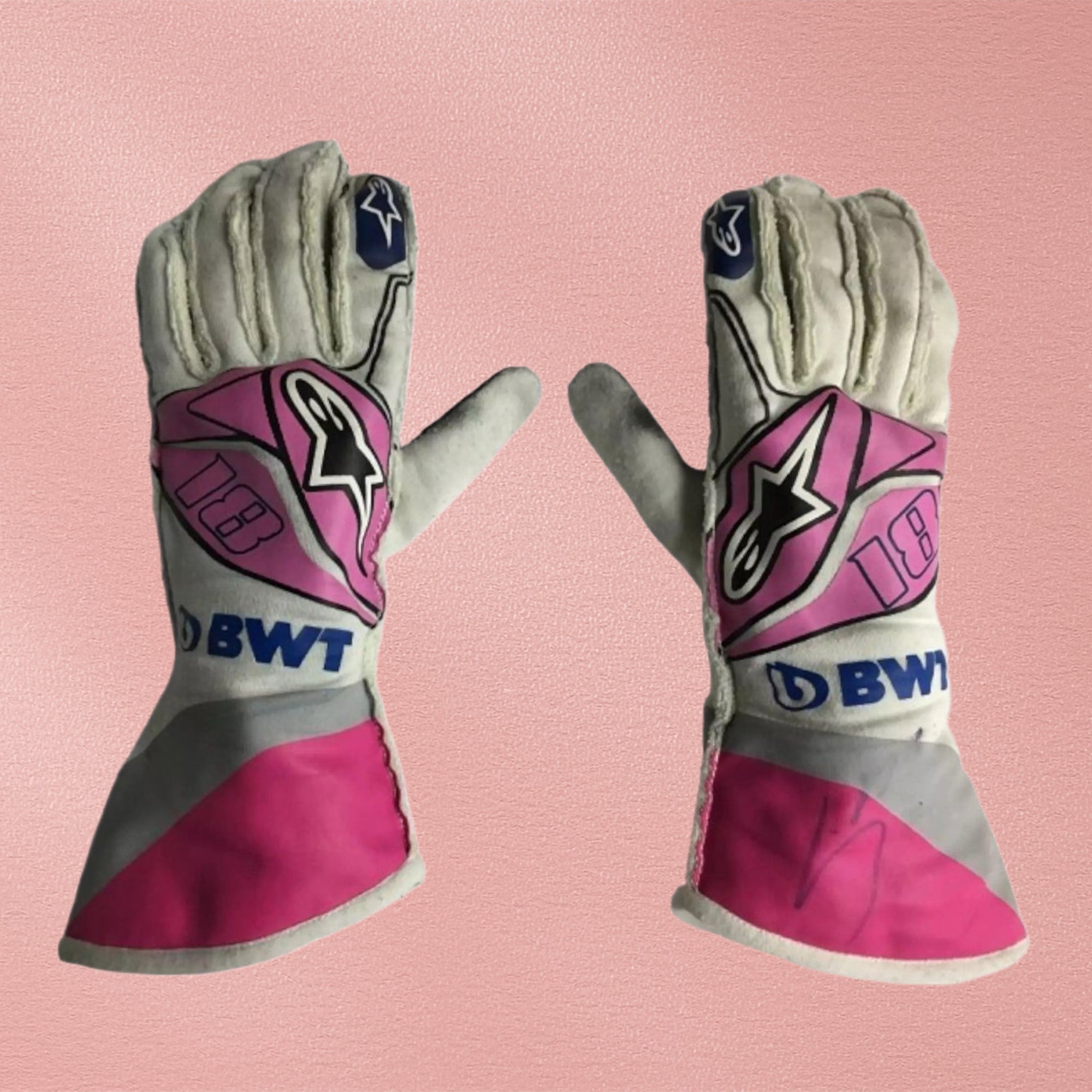 2020 Lance Stroll Racing Gloves F1 Racing Gloves