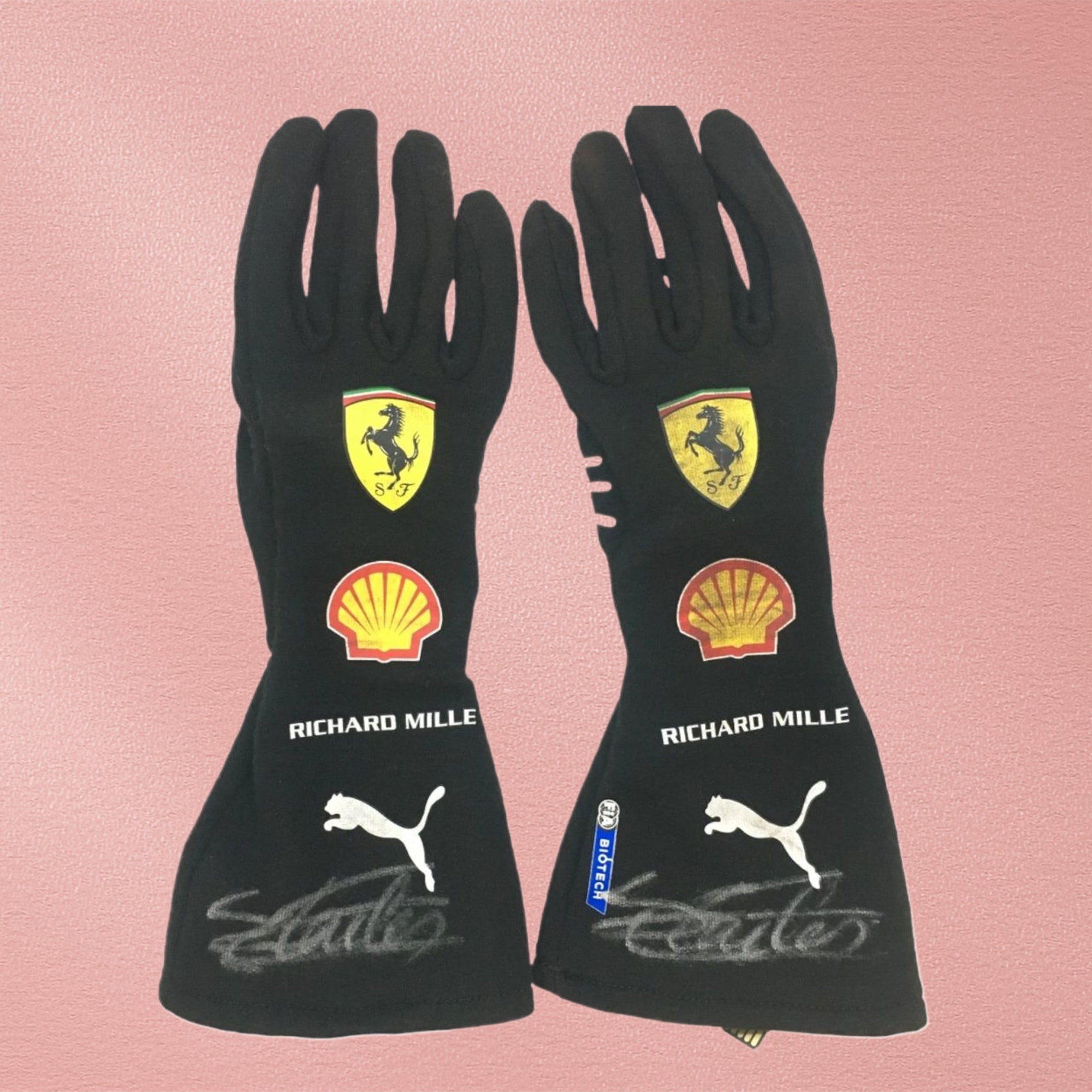 2021 Charles Leclerc Ferrari Monaco GP F1 gloves