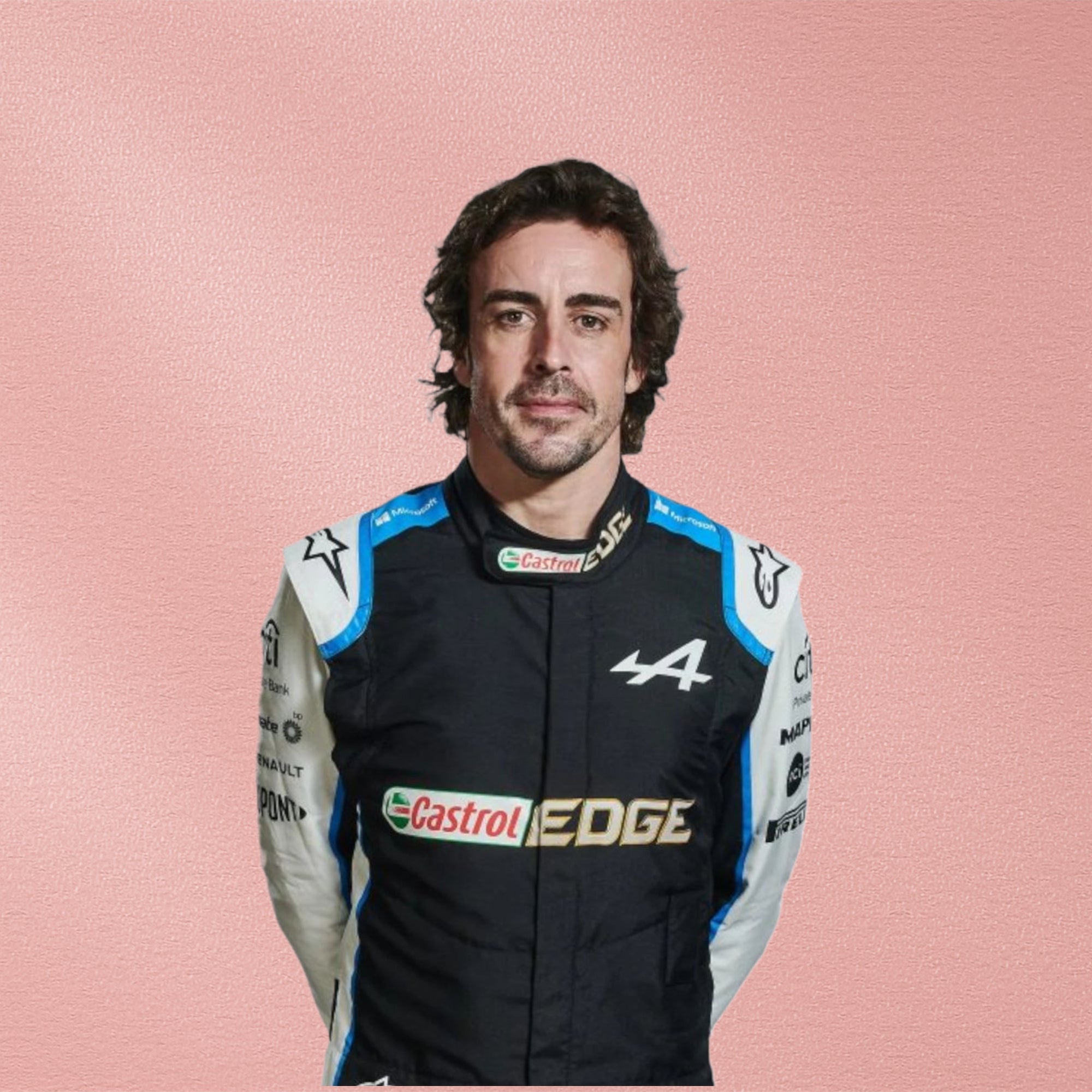 2021 FERNANDO ALONSO ALPHINE F1 RACE SUIT