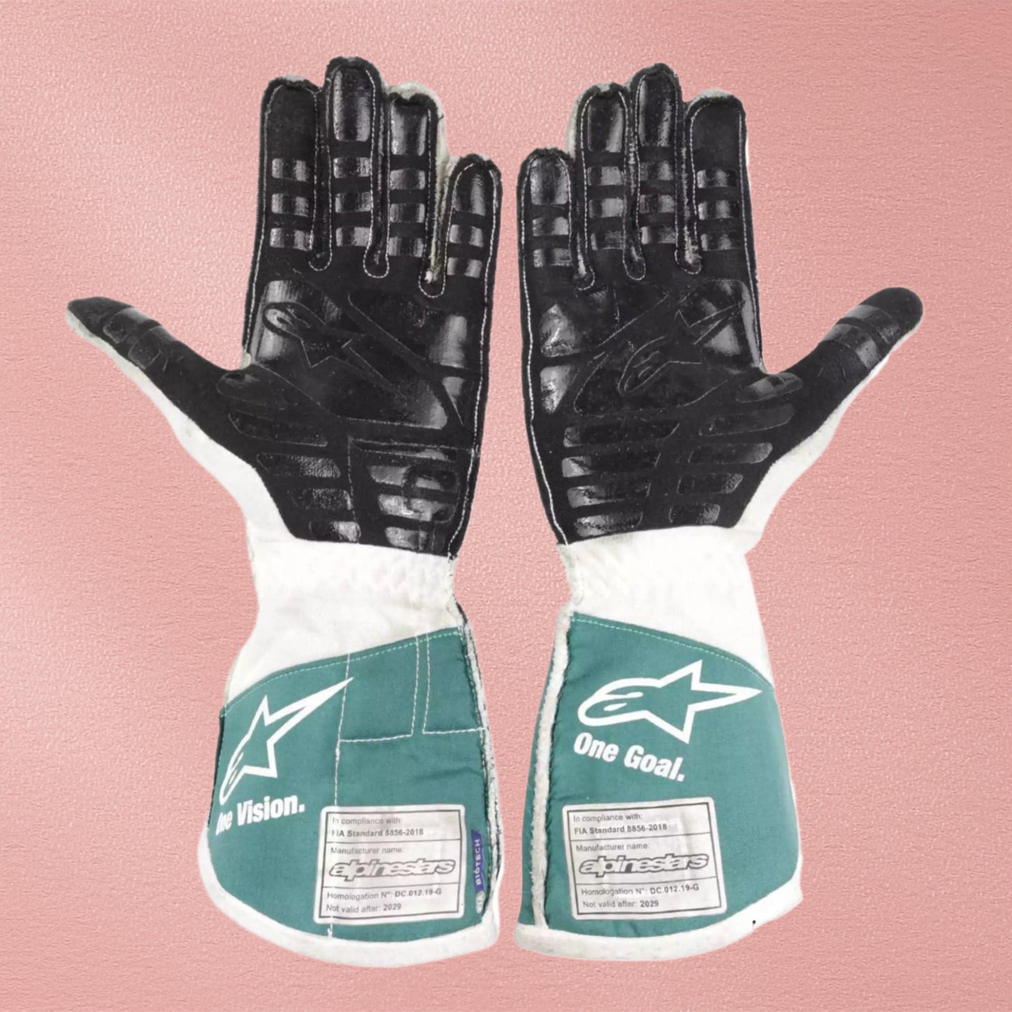 2021 Lance Stroll Aston Martin F1 Racing Gloves