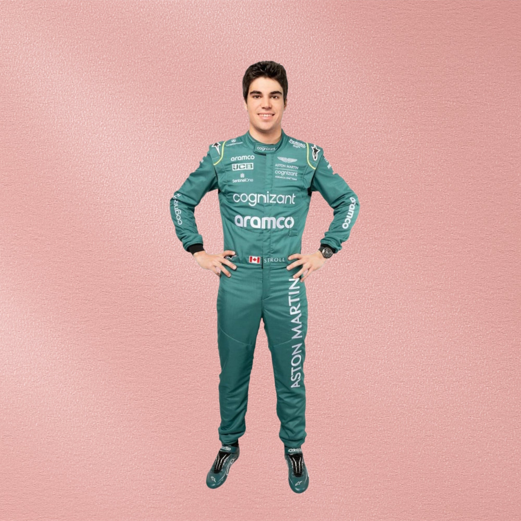 2022 LANCE STROLL ASTON MARTIN F1 RACE SUIT - CANADIAN GP