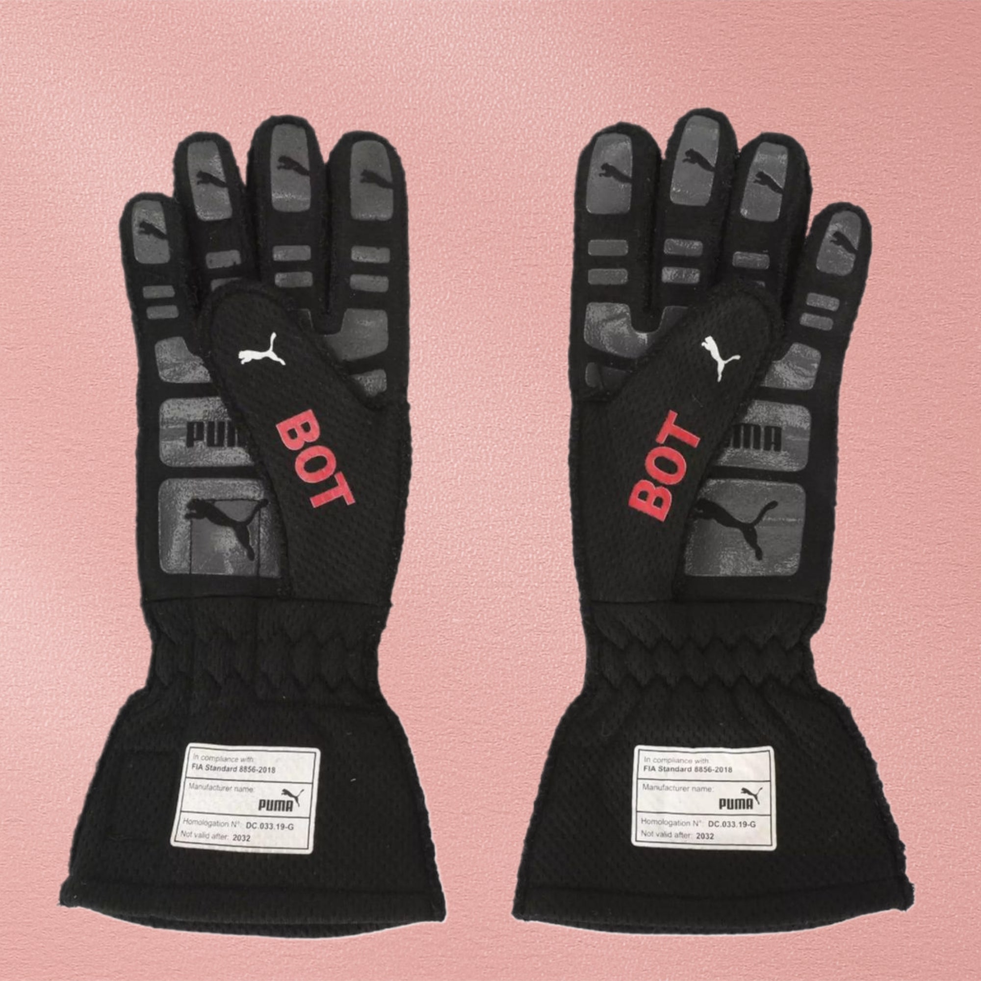 2022 VALTTERI BOTTAS F1 RACE GLOVES - BRITISH GP
