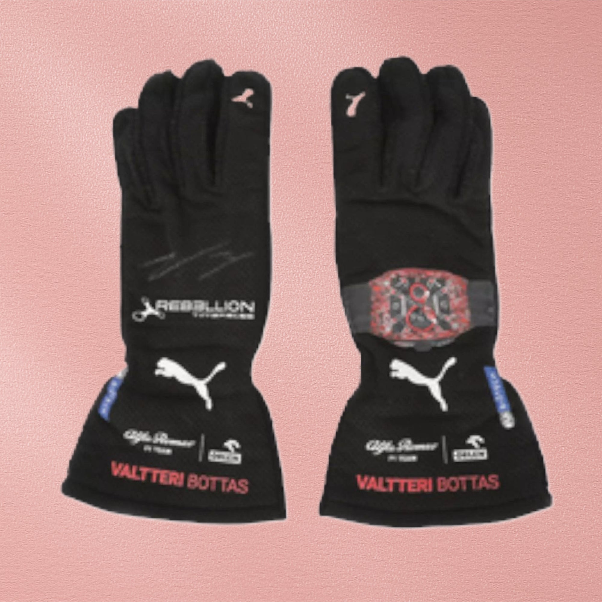 2022 VALTTERI BOTTAS F1 RACE GLOVES - BRITISH GP