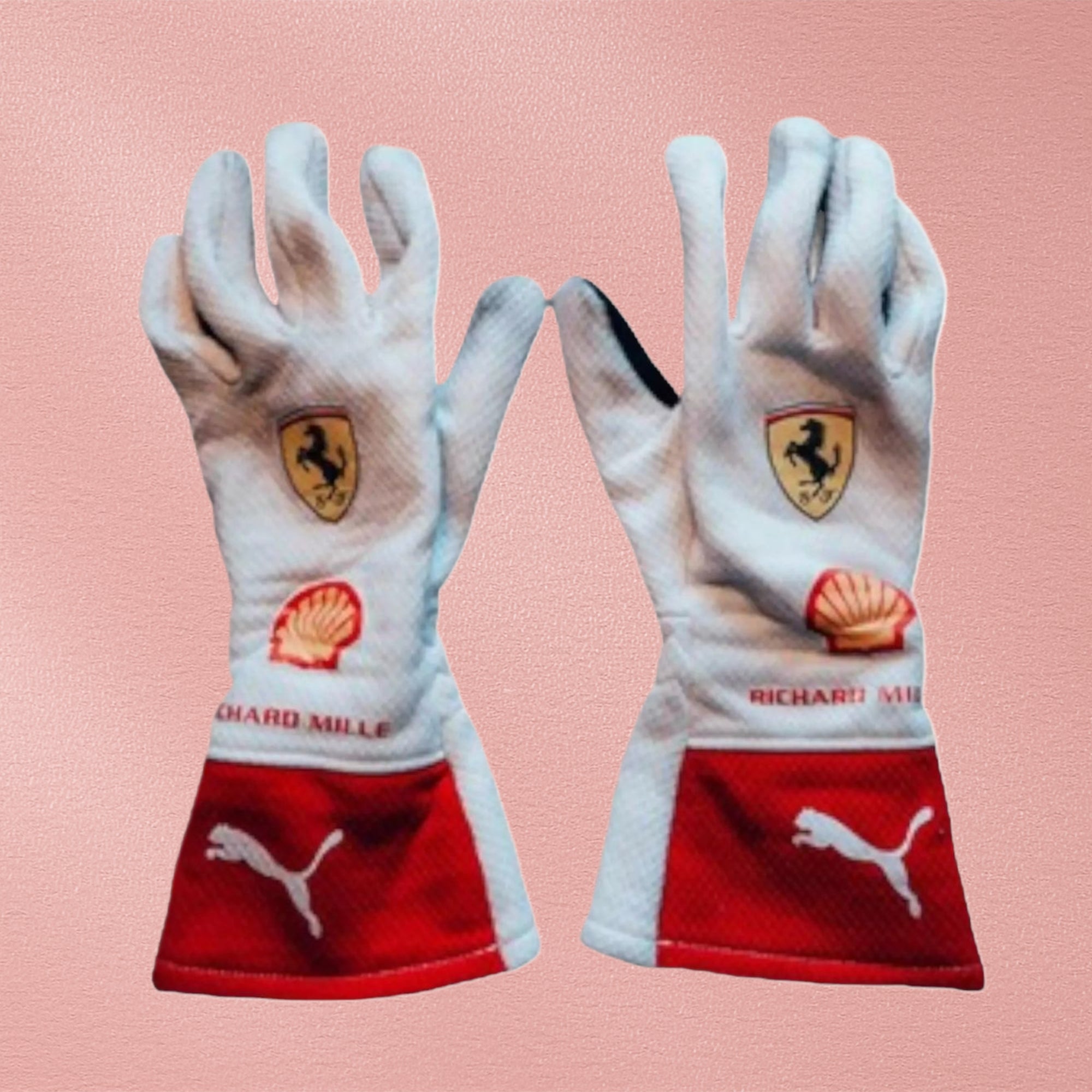 2023 Charles Leclerc Ferrari F1 Race Gloves -MONACO Gp