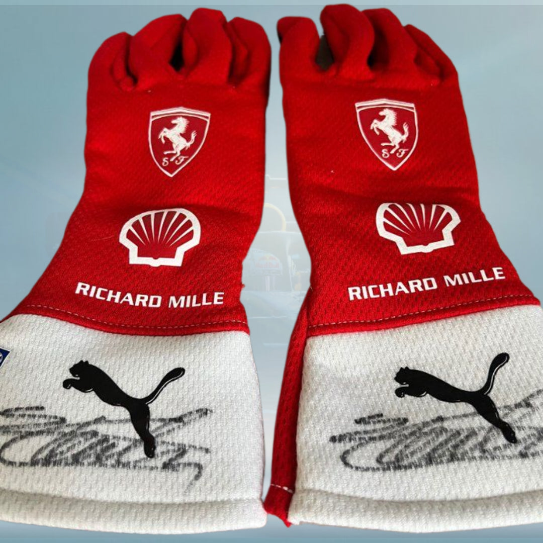 2023 las vegas Grand prix F1 Charles leclrec Glove