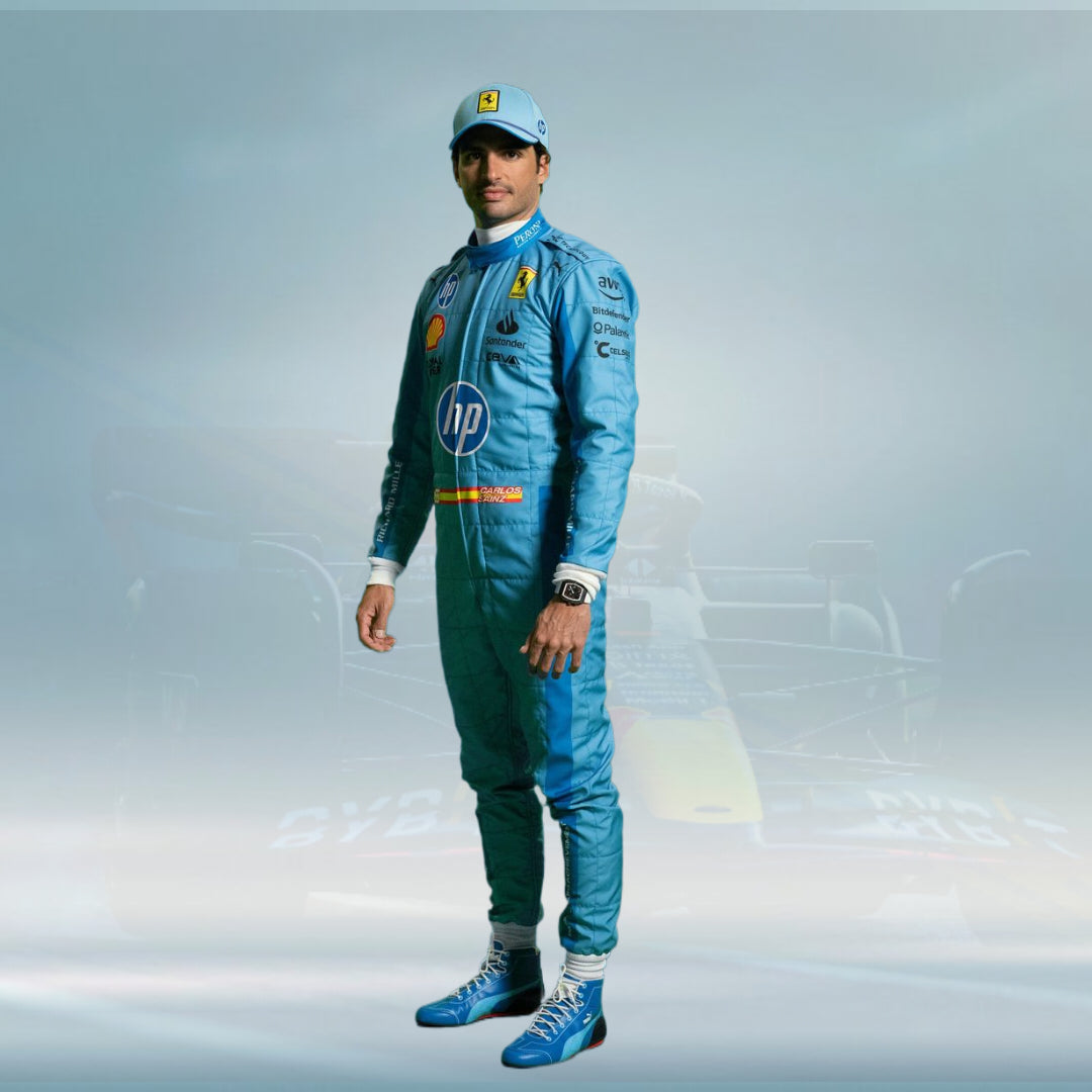 2024 Scuderia Ferrari HP Miami GP F1 Carlos Sainz race suit