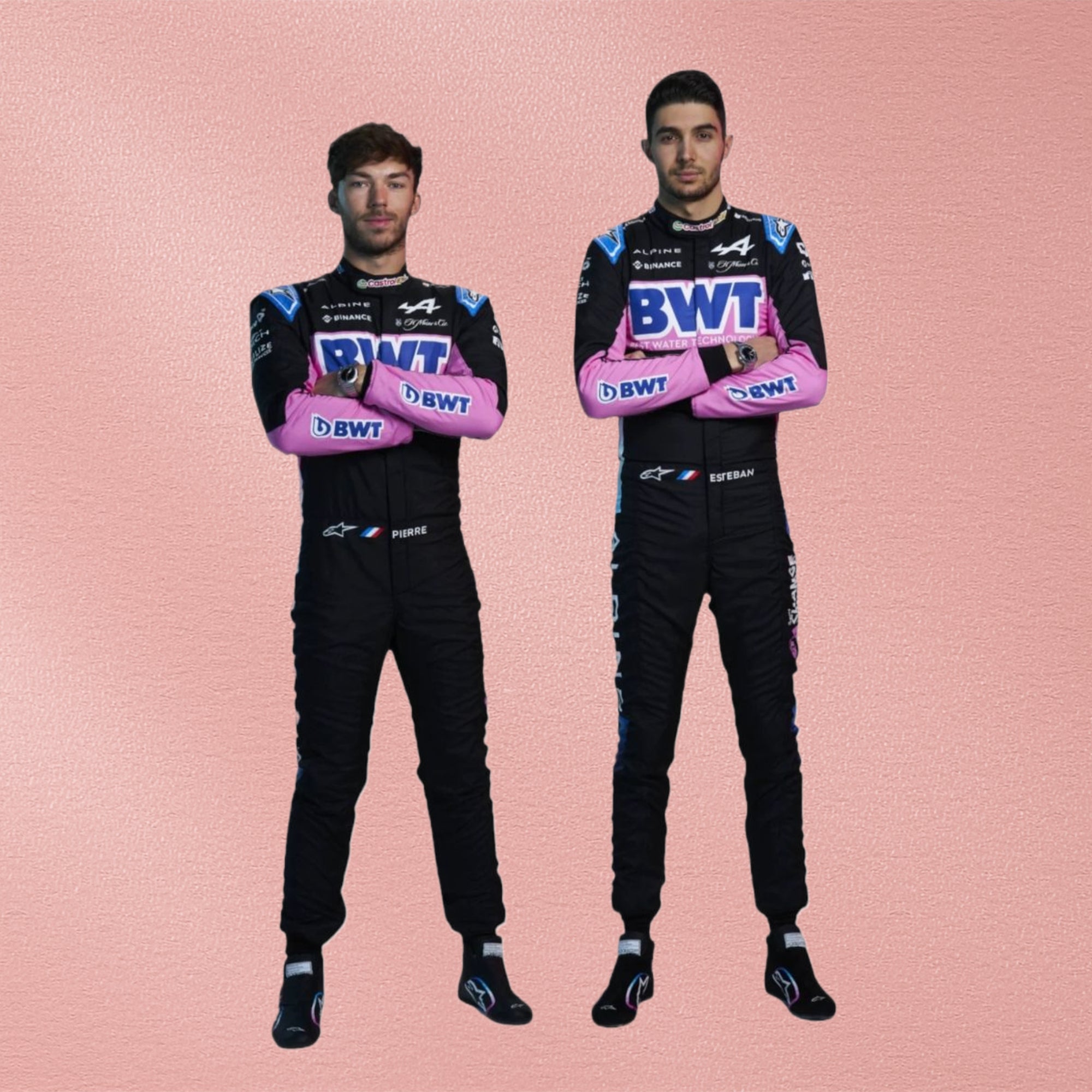 2024 BWT Pierre Gasly Esteban Ocon Alpine F1 Team Race Suit
