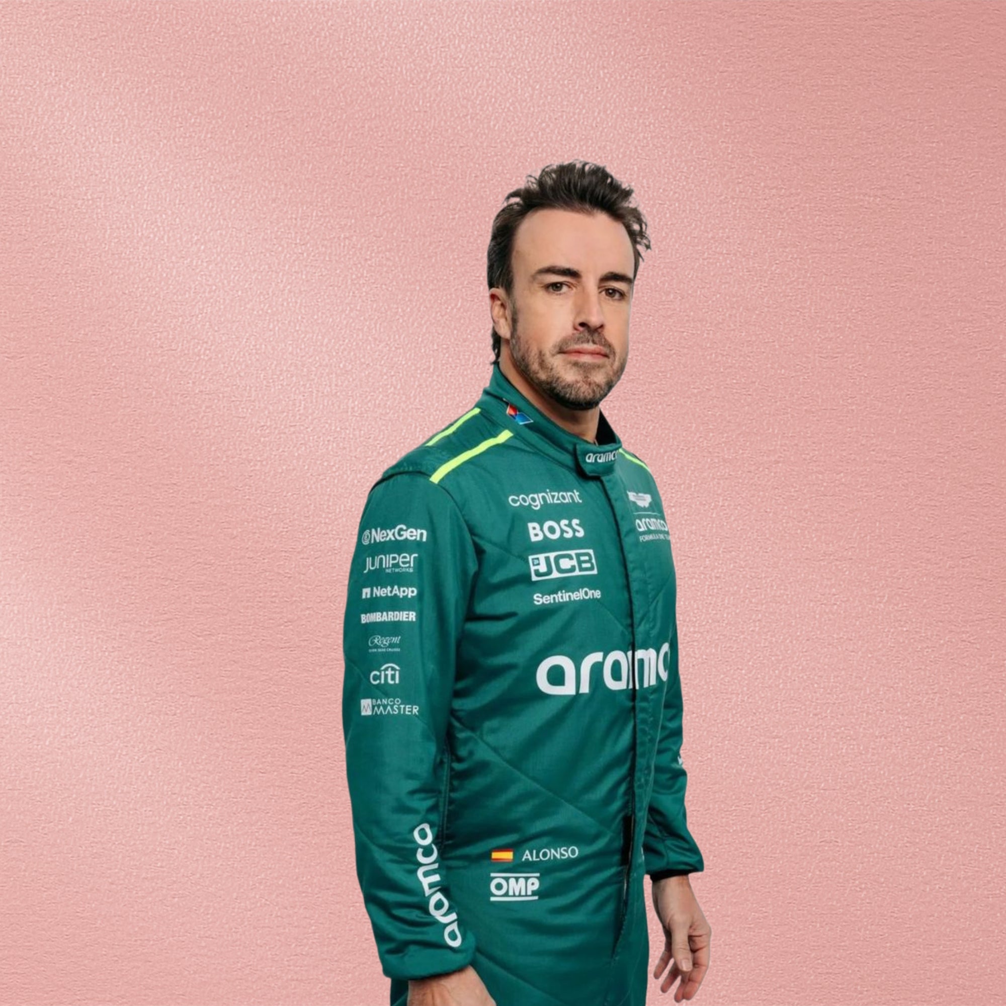 2024 Fernando Alonso Aston Martin F1 Team Race Suit