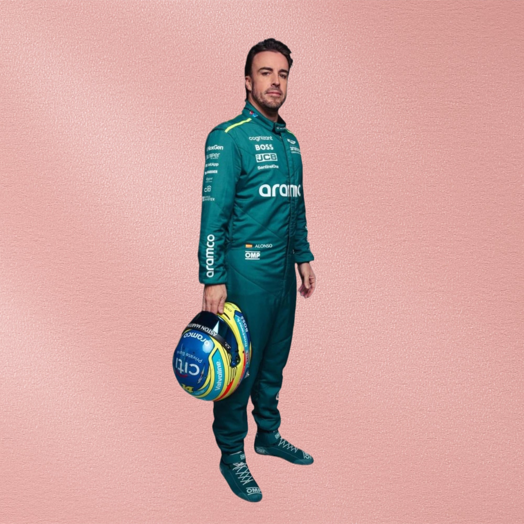 2024 Fernando Alonso Aston Martin F1 Team Race Suit