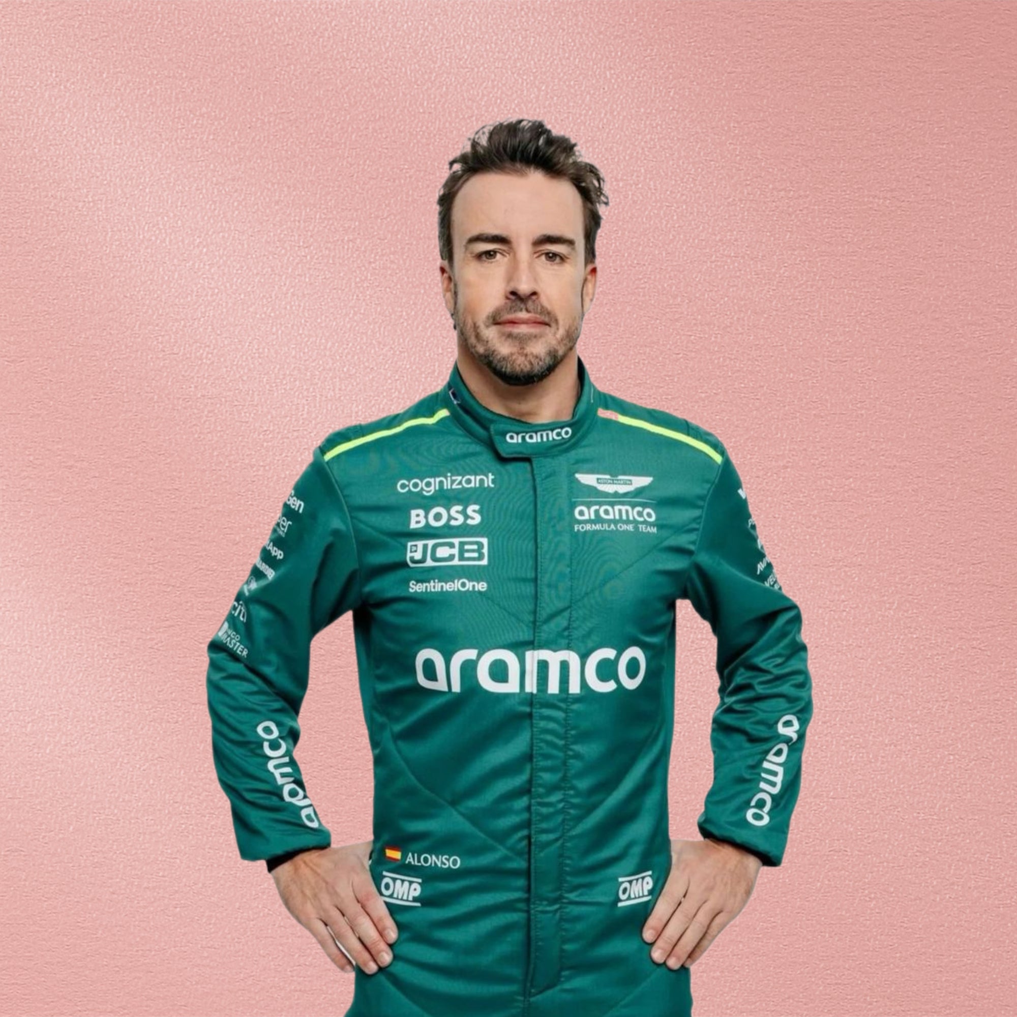 2024 Fernando Alonso Aston Martin F1 Team Race Suit