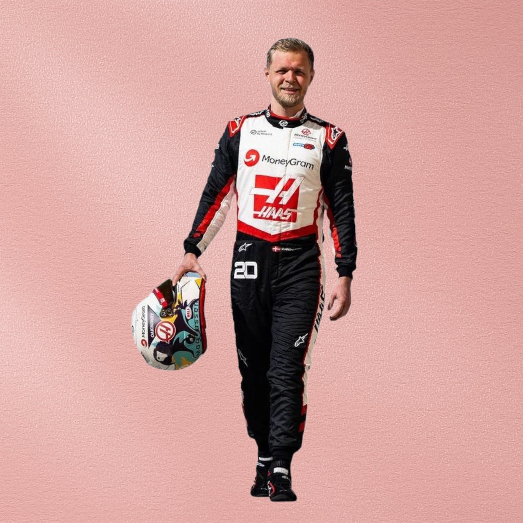 2024 Kevin Magnussen Haas F1 Team Race Suit