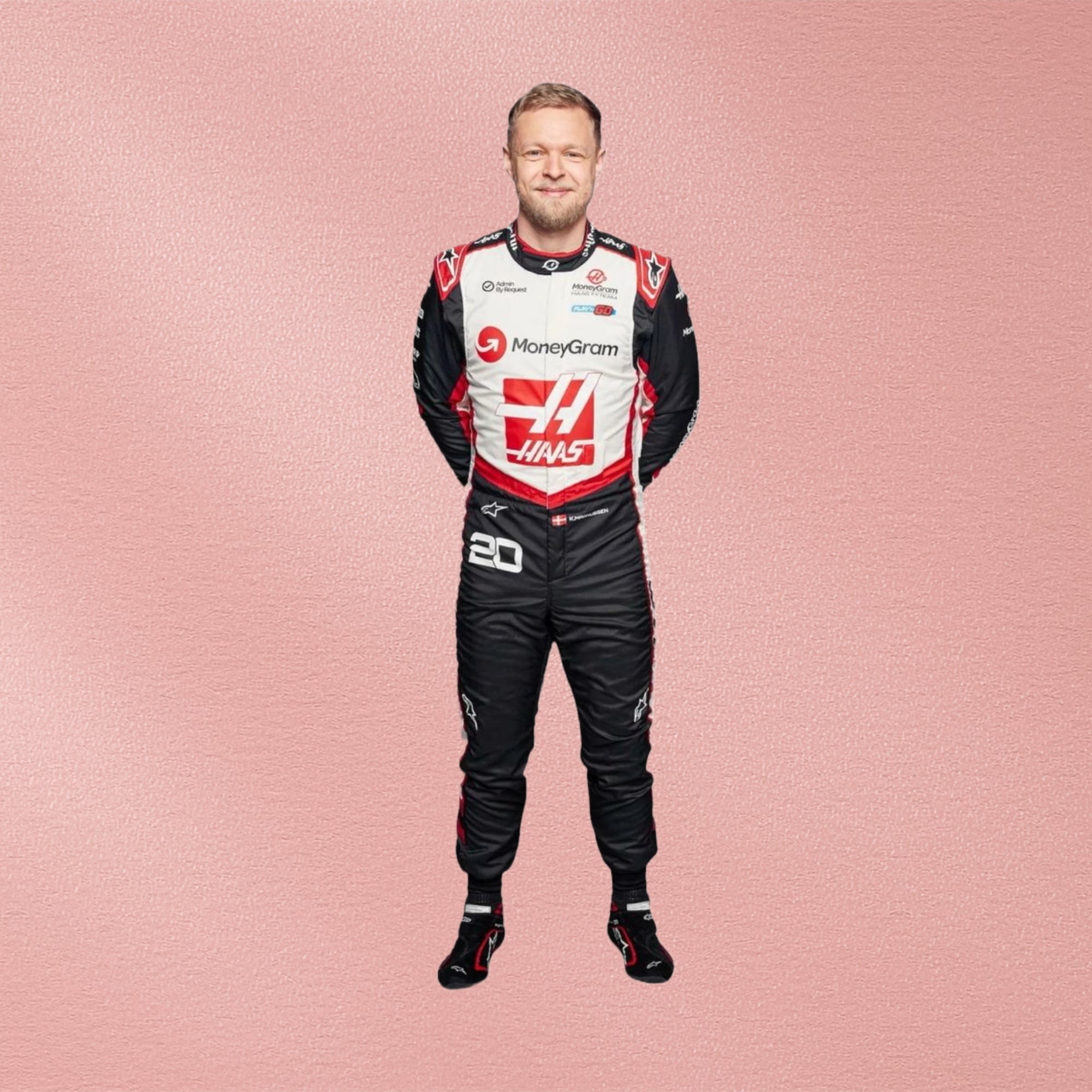 2024 Kevin Magnussen Nico Hulkenberg Haas F1 Team Race Suit