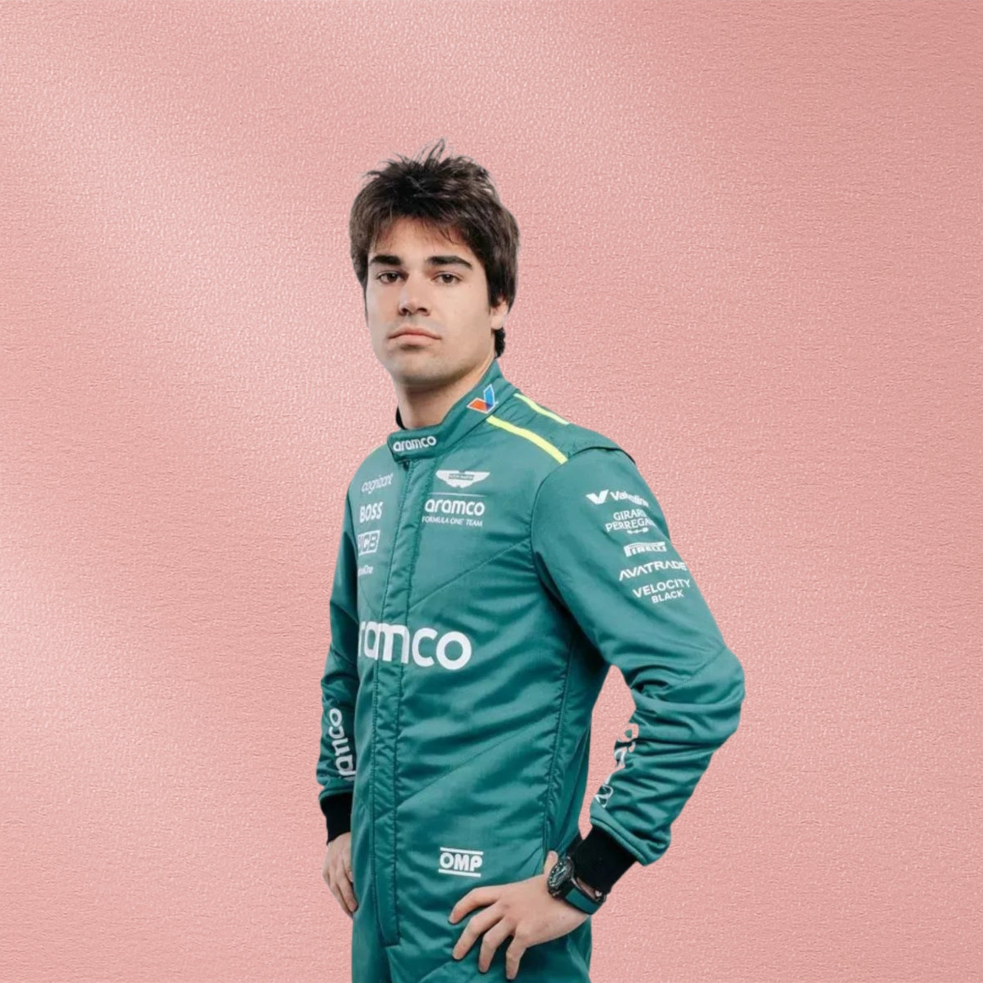2024 Lance Stroll Aston Martin F1 Team Race Suit