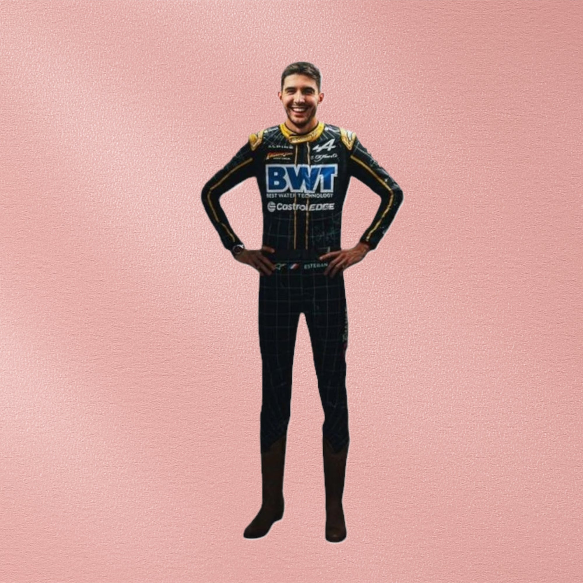 2024 New Esteban Ocon alpine Austin Grand Prix Race Suit