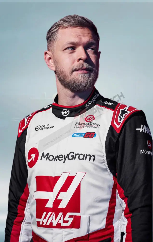 Kevin Magnussen F1 Team Haas 2024 Race Suit  Replica Suit