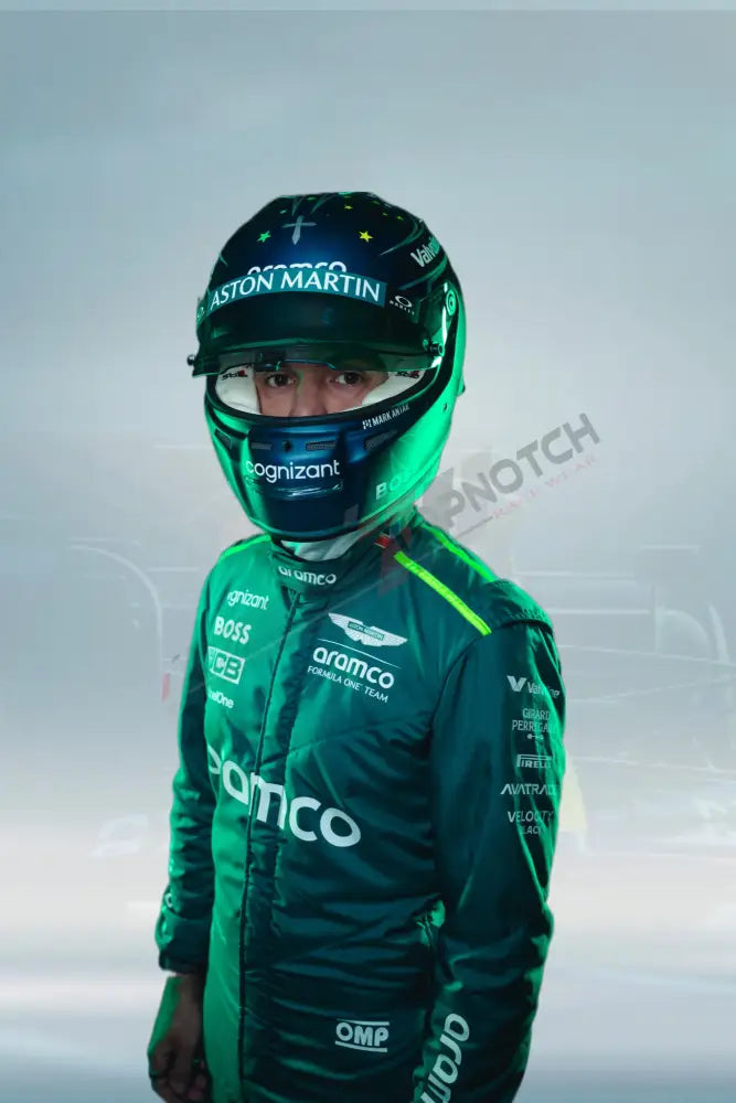 2024 Fernando Alonso Aston Martin Race Suit  F1 Racing