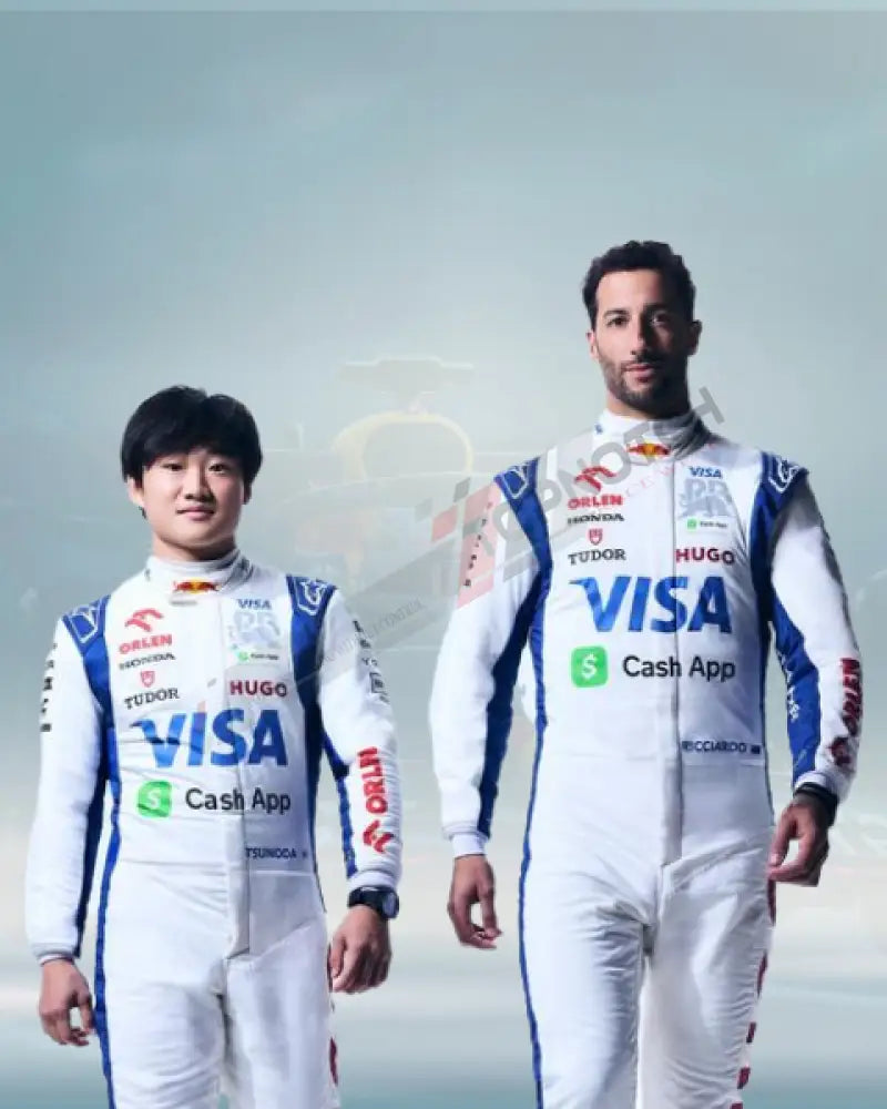 Visa Cash App- Alphathuri F1 Yuki Tsunoda Race Suit 2024