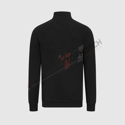 Scuderia Ferrari F1 Logo 1/4 Zip Black Sweater