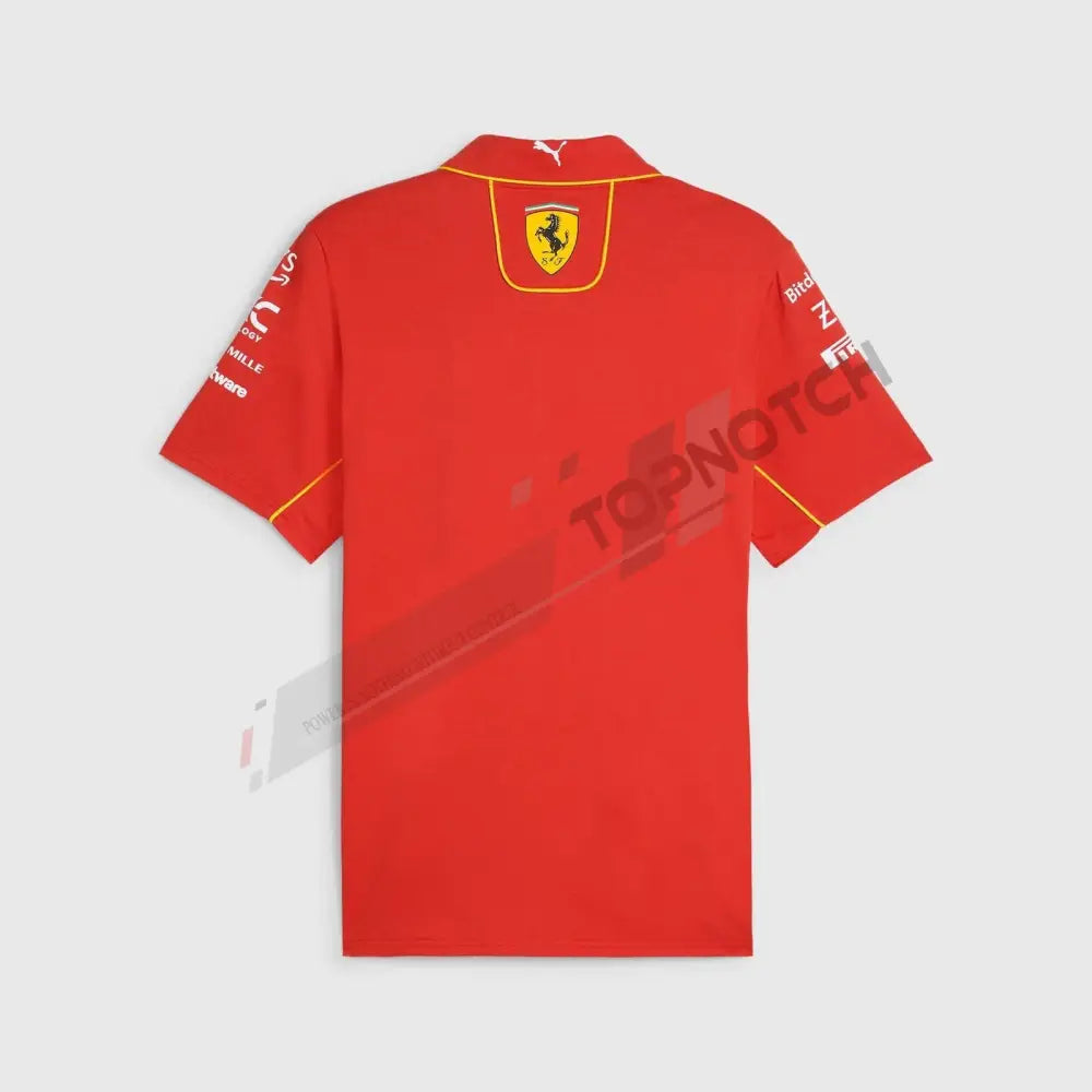 Scuderia Ferrari F1 2024 Team Polo Shirt
