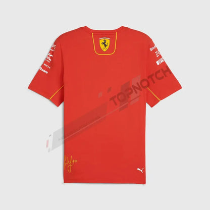 Scuderia Ferrari F1 2024 Carlos Sainz Driver T-shirt