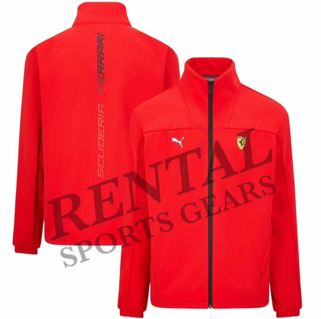 Scuderia Ferrari Puma Softshell Jacket-Black/Red