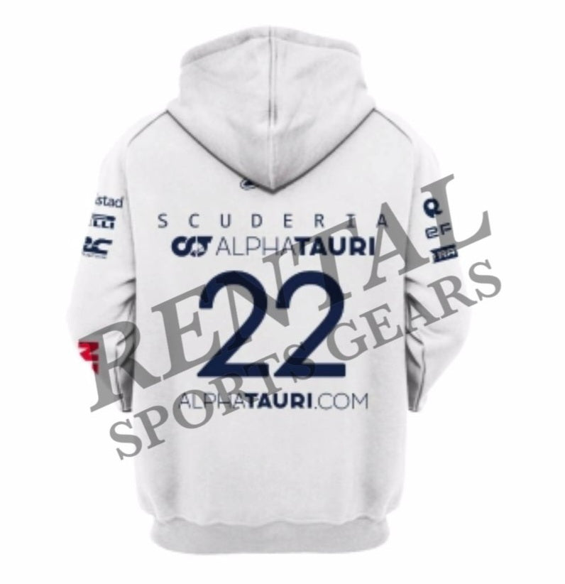2023 Yuki Tsunoda Race Hoodie Alphatauri F1
