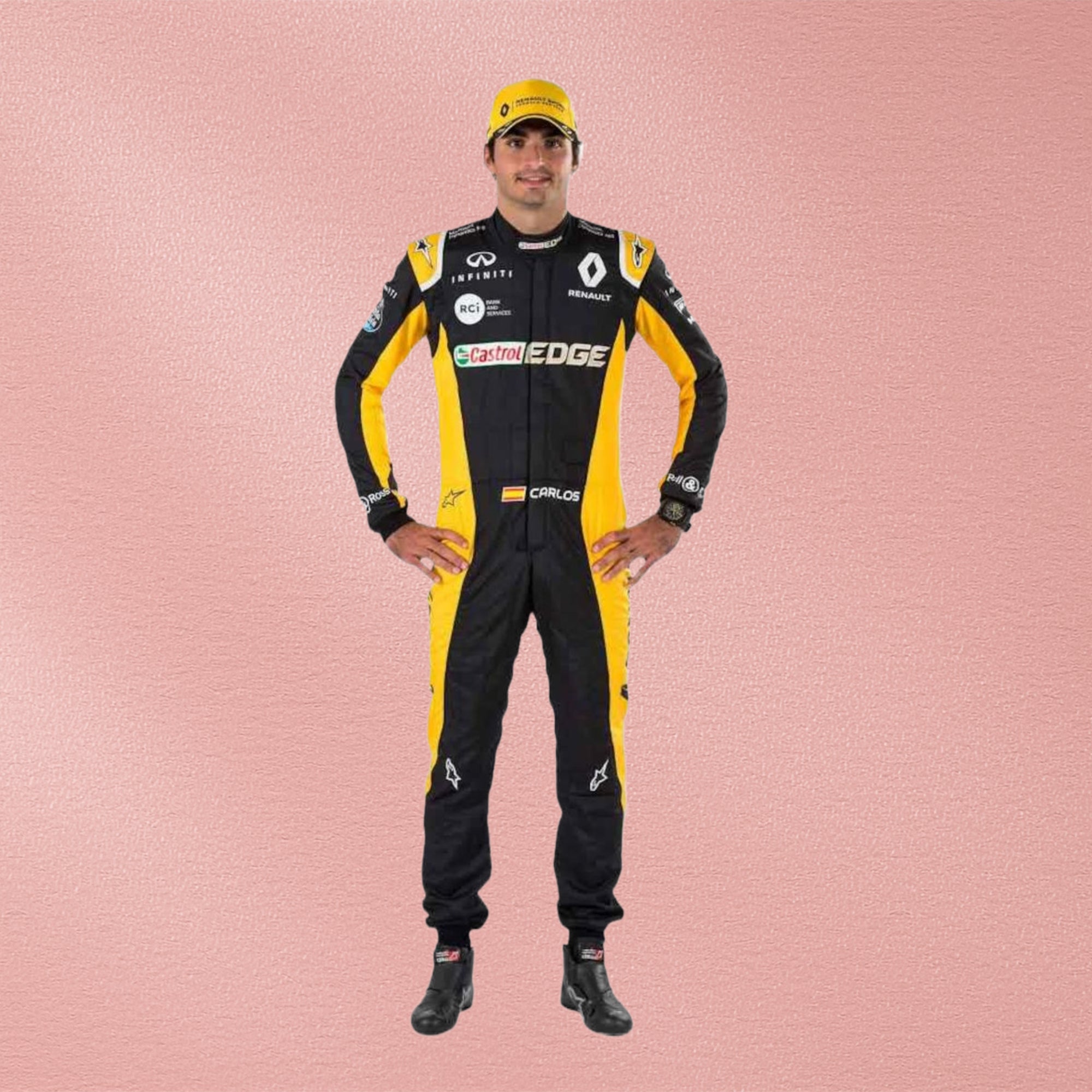Carlos Sainz Renault 2017 F1 Race Suit USA GP