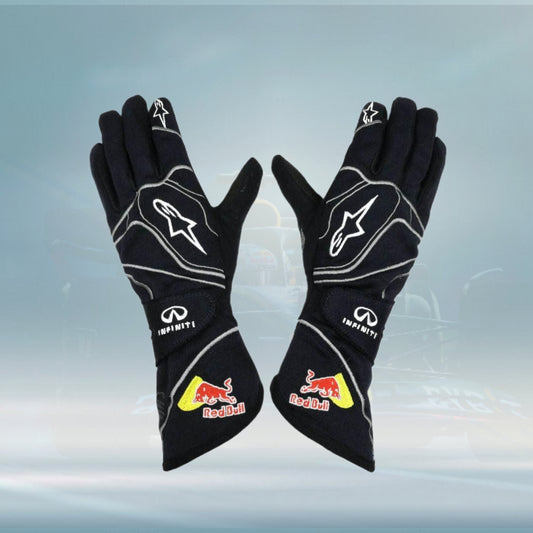 F1 Racing Sebastian Vettel RedBull 2012 gloves