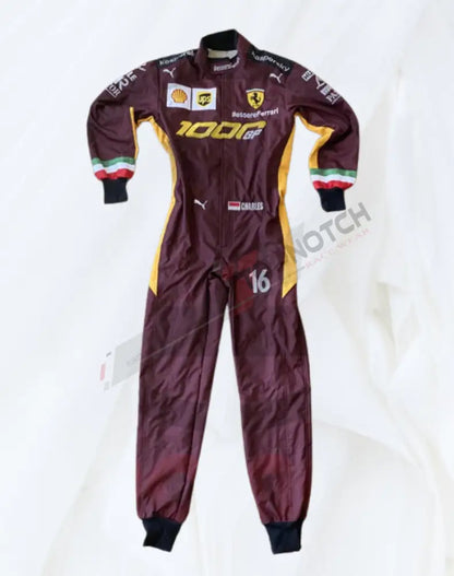 Charles Leclerc 2020 FERRARI 1000 GP Racing Suit |  F1 Replica Embroidery Race Suit